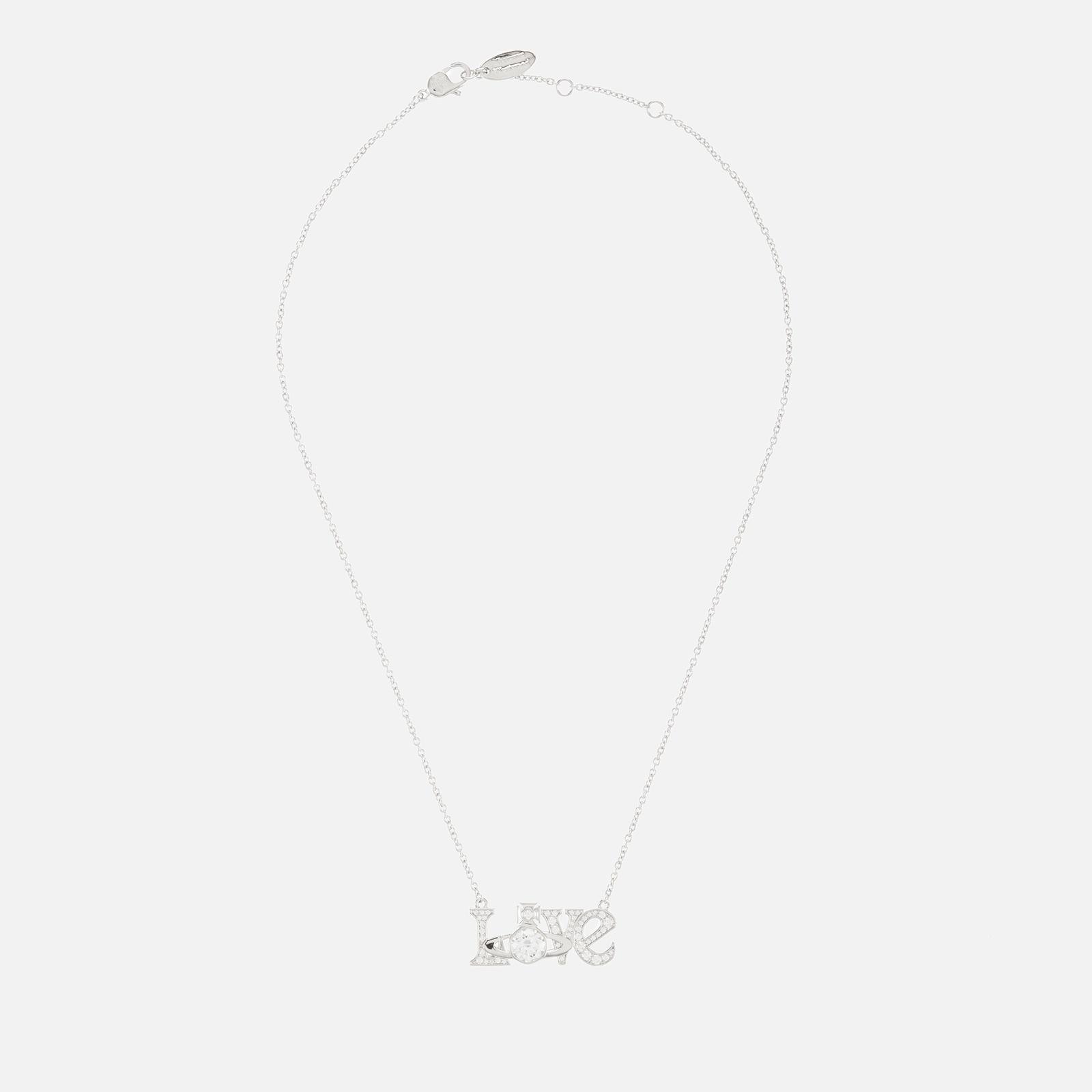Vivienne Westwood Love Silver Tone Pendant Necklace - 2