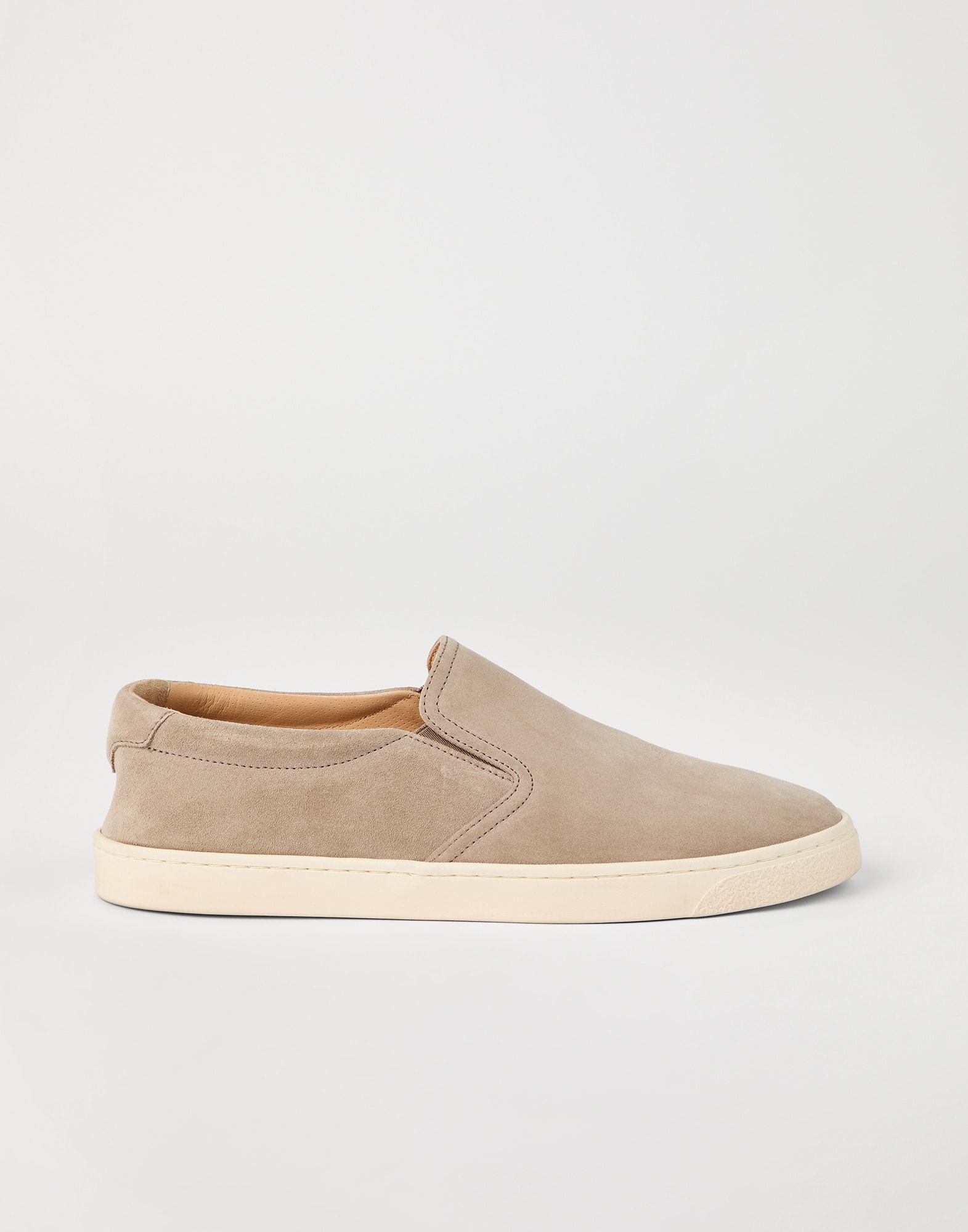 Washed suede slip-ons - 5