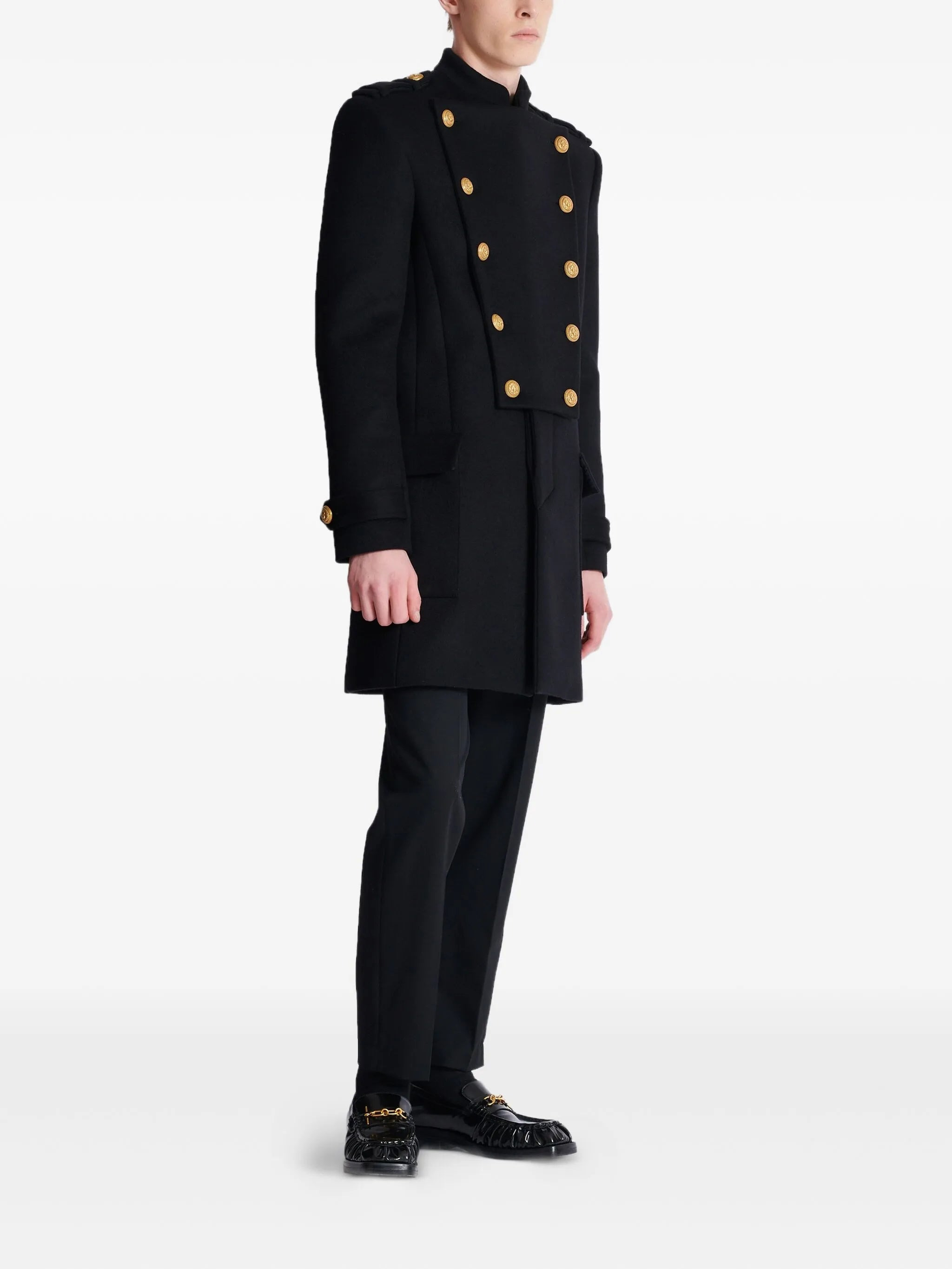 Balmain Detachable-bib Coat - 2