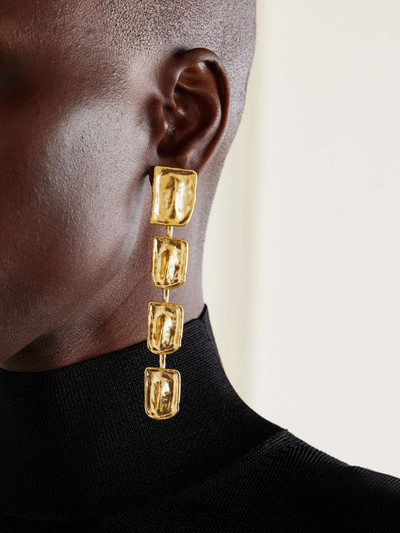 TOM FORD Gold-tone clip earrings outlook