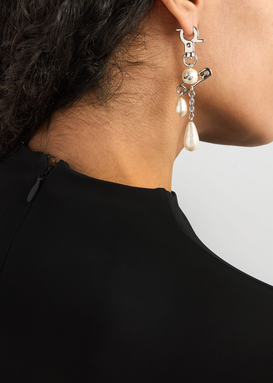 Vivienne Westwood Claude Pearl-embellished Drop Earrings - 2