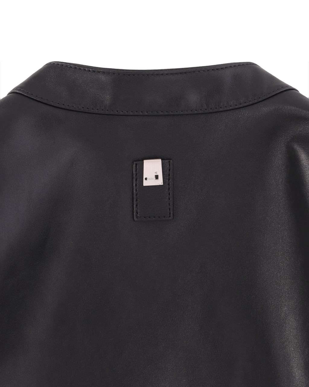 LONG LEATHER MOTO COAT - 8
