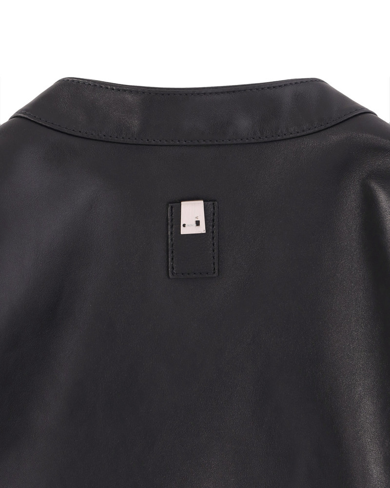 LONG LEATHER MOTO COAT 8