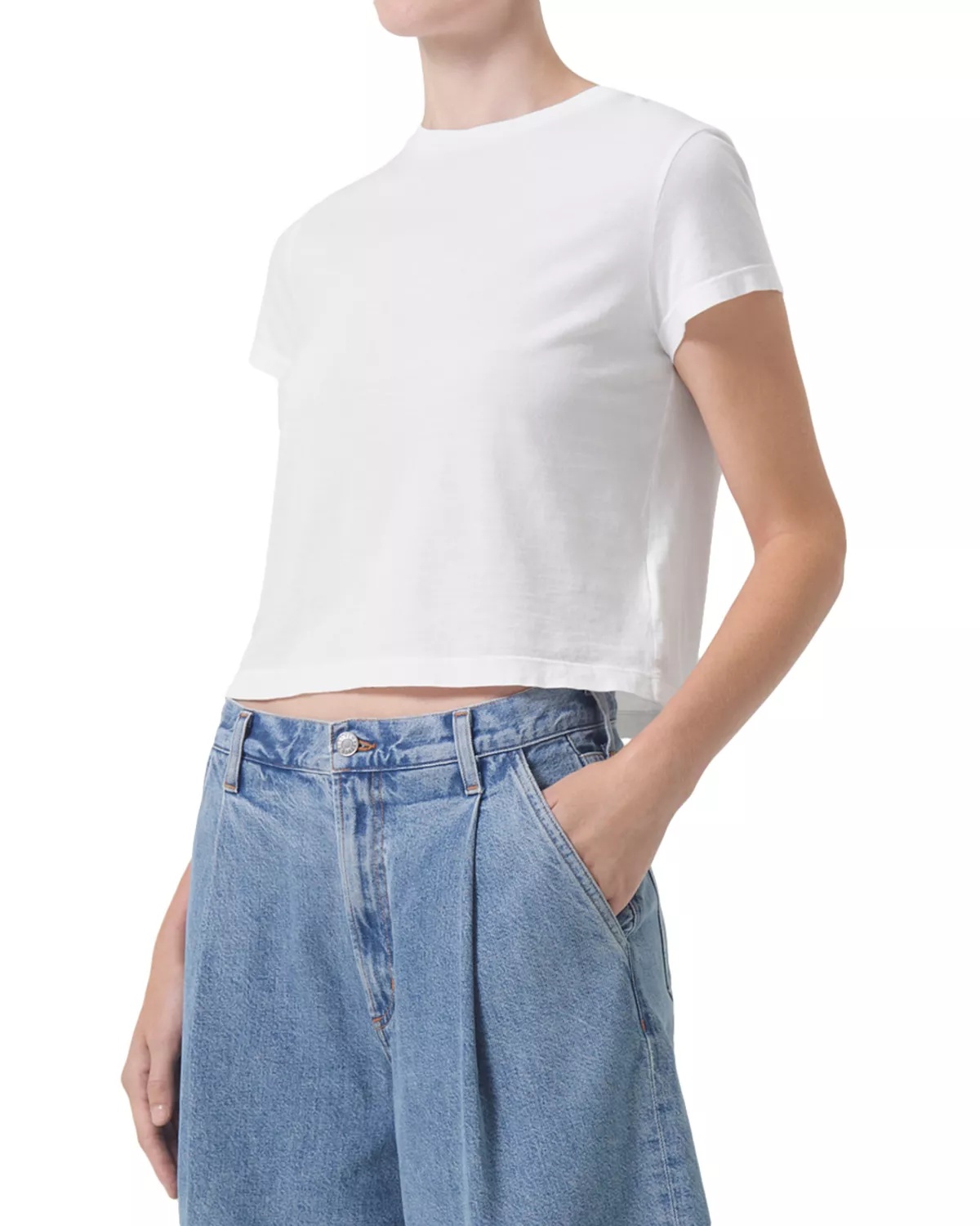 Adine Cotton Shrunken Tee - 6