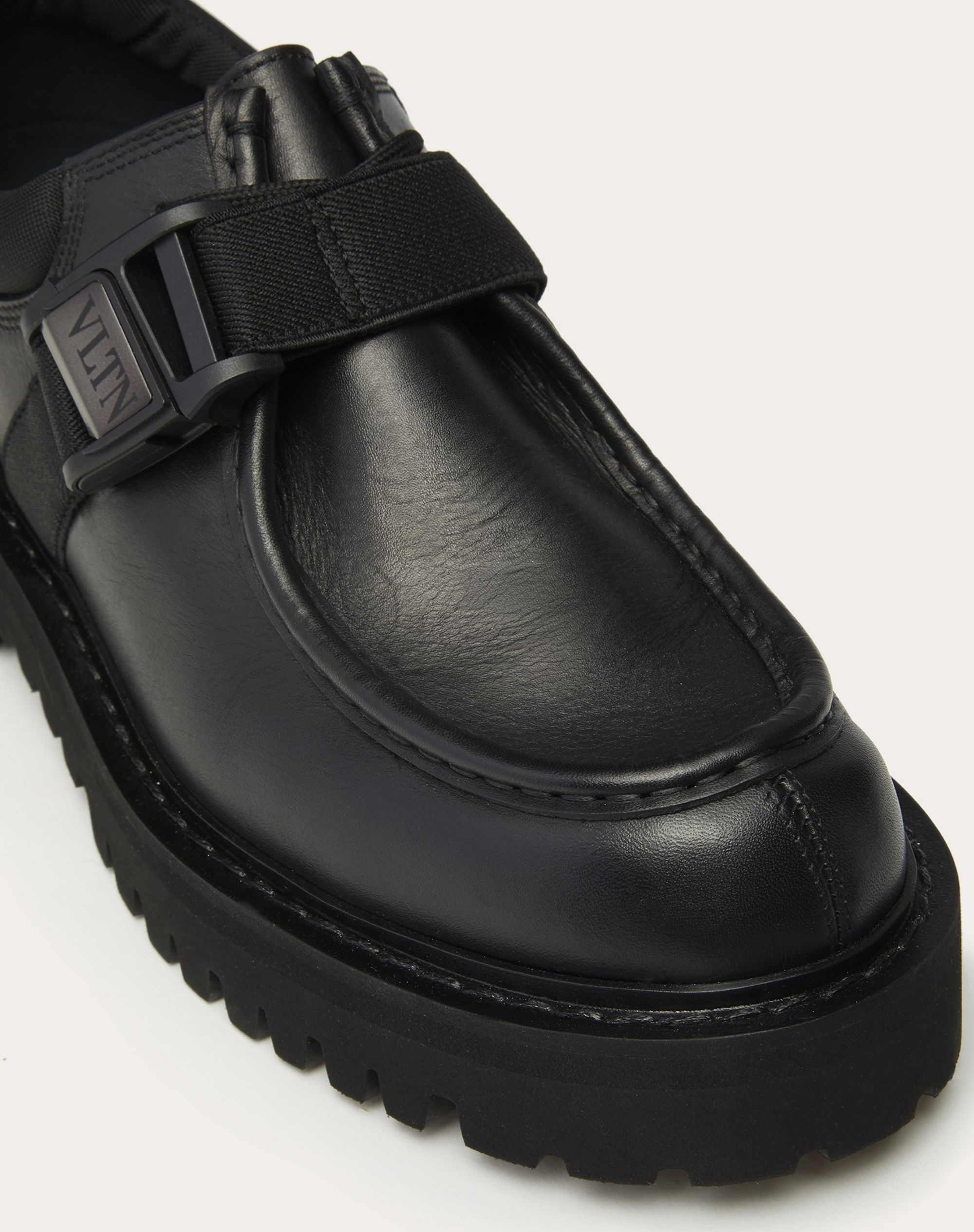 Calfskin Derby with VLTN Buckle - 5