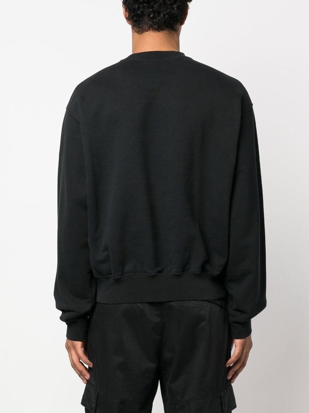 Censored-print crew-neck sweatshirt - 4