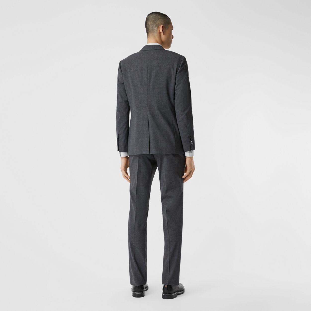 Slim Fit Stretch Wool Suit - 4