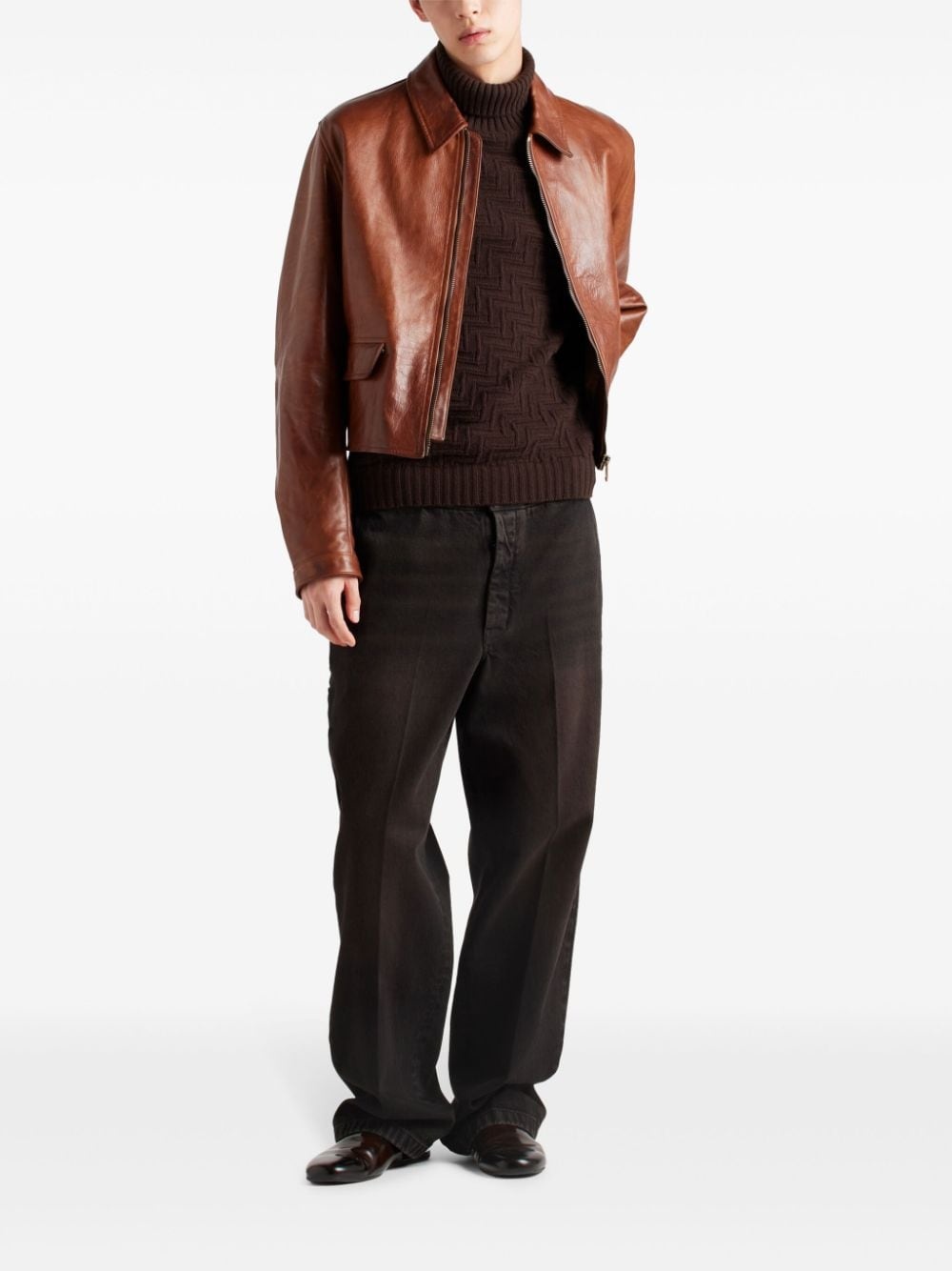 Wool and cashmere turtleneck sweater - 2