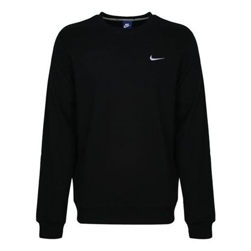 Nike Club Ft Round Neck Pullover french terry Black AA3178-010 - 1