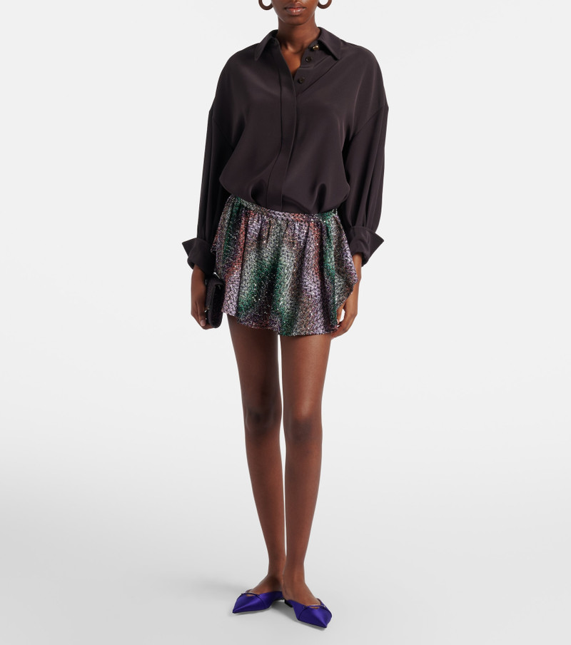 Missoni Sequined lamé miniskirt outlook