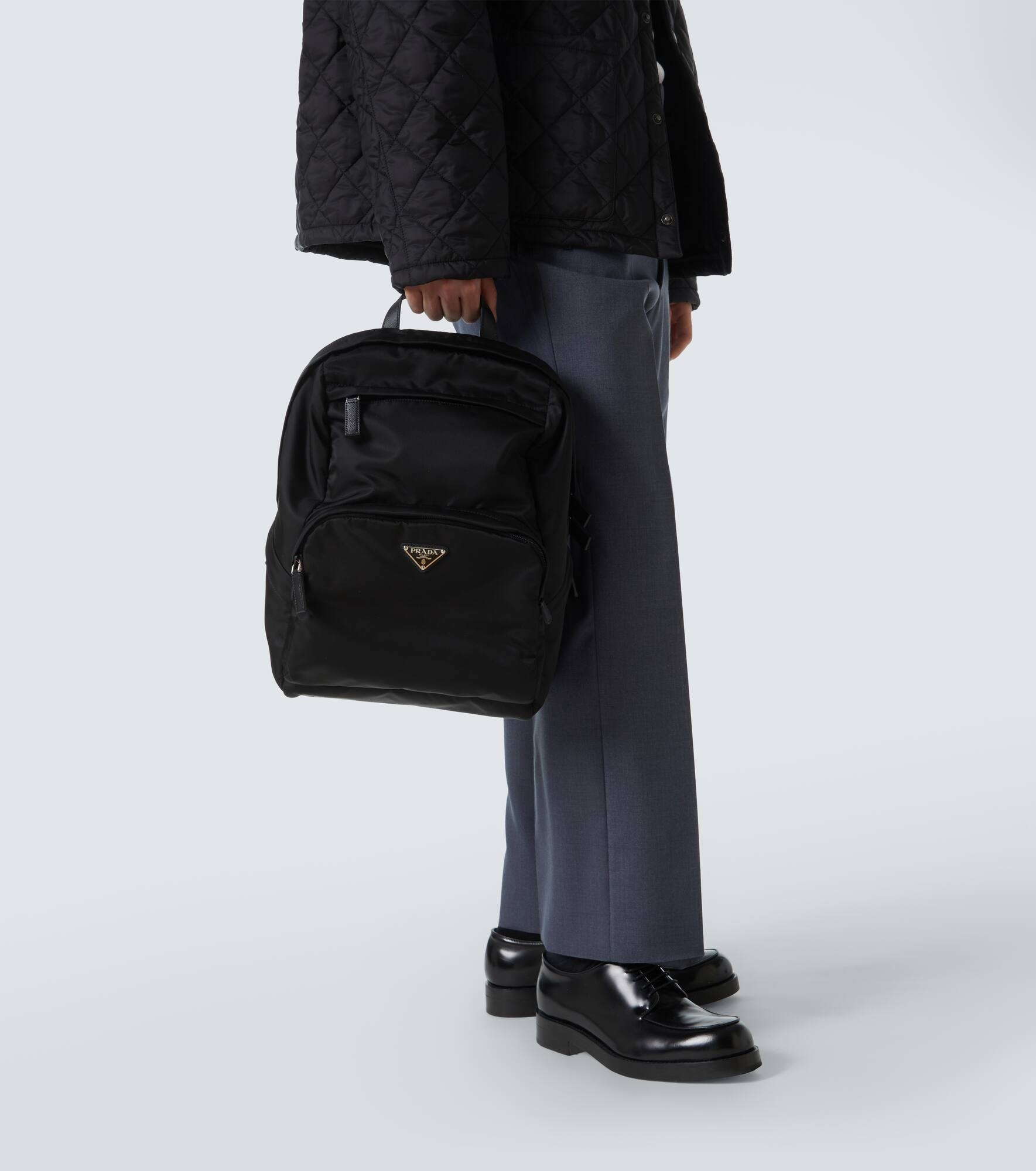 Re-Nylon logo backpack - 2