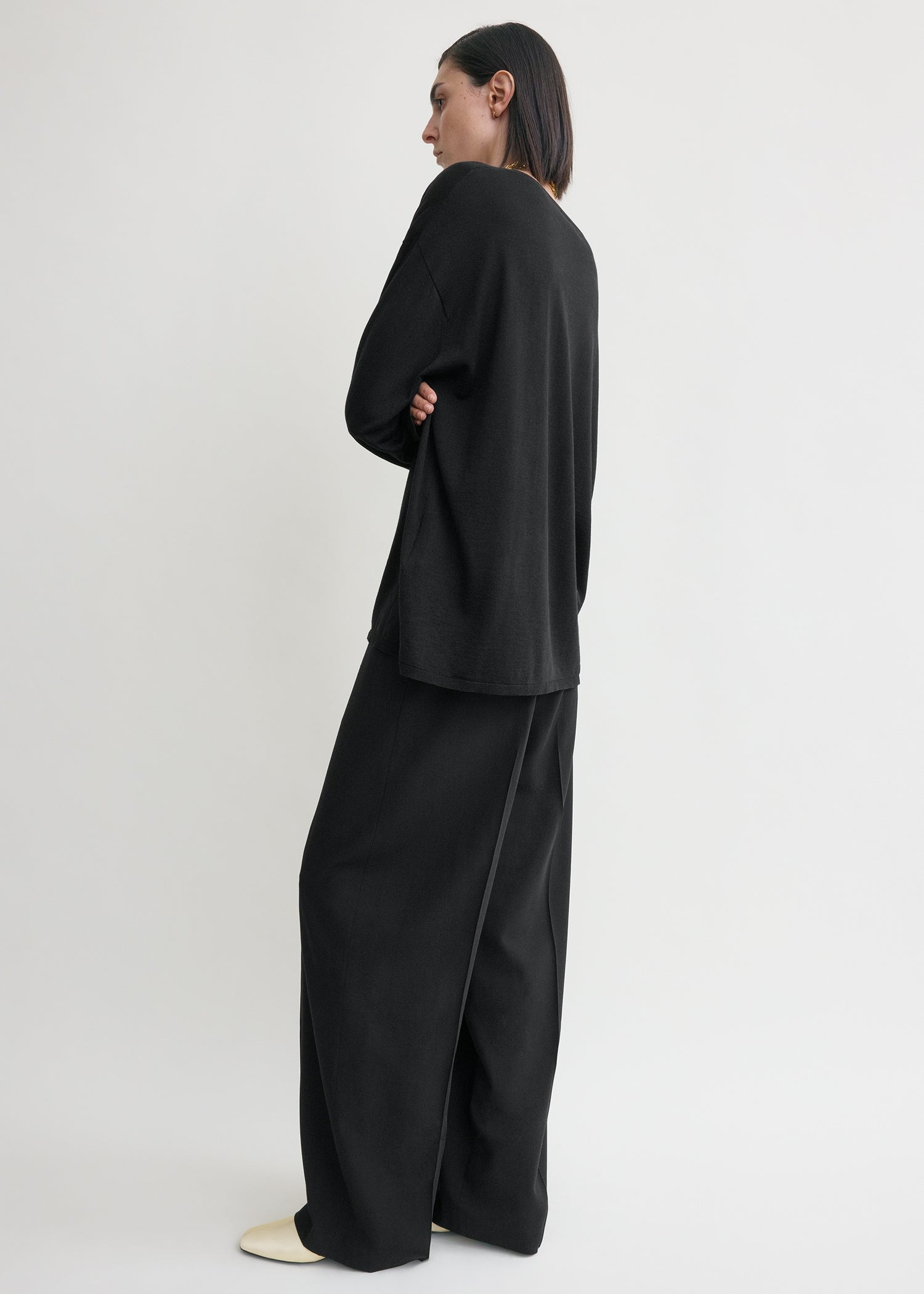Longline knit black - 4