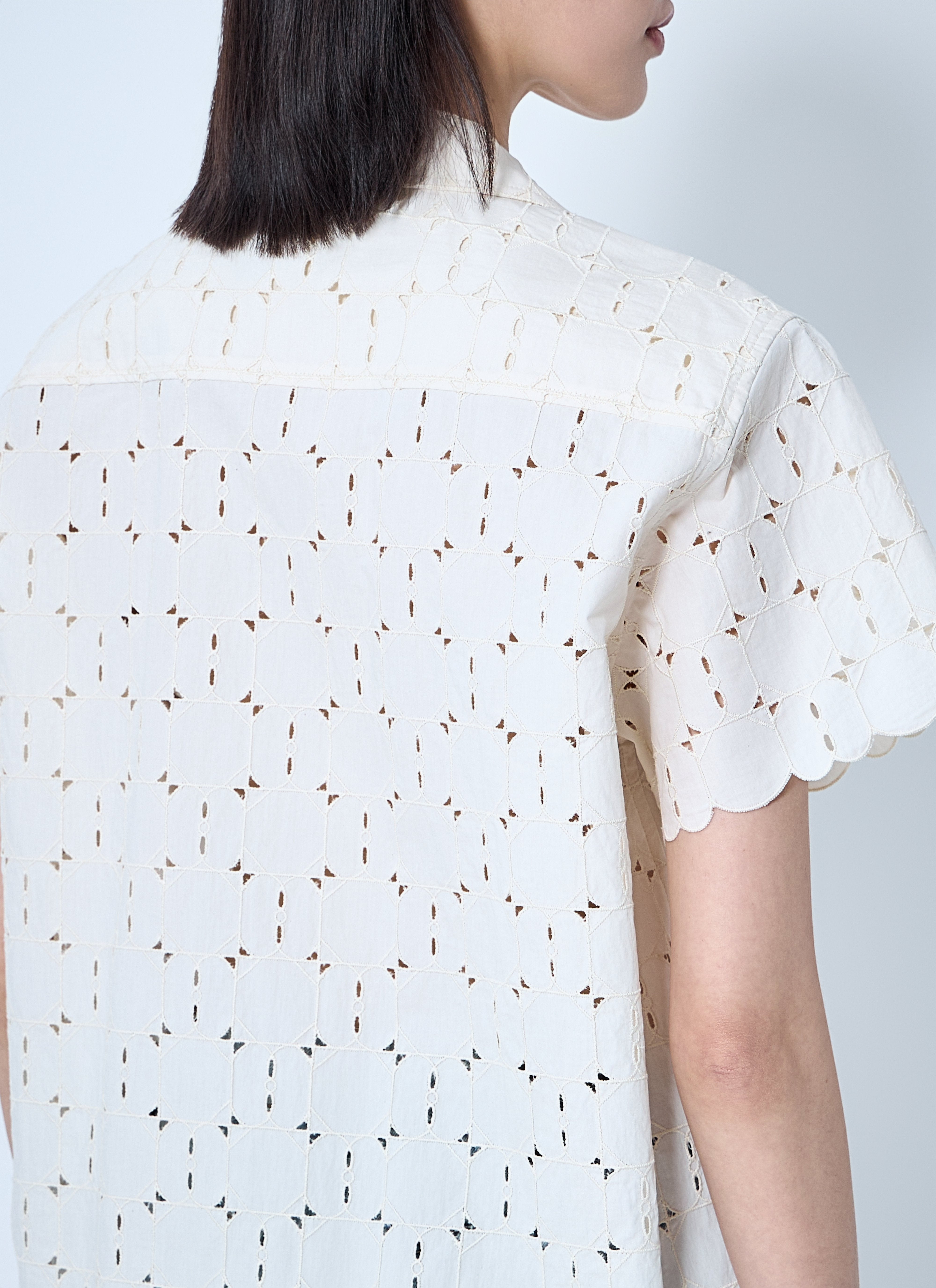 Moncler Women Lace Button-Down Shirt - 6