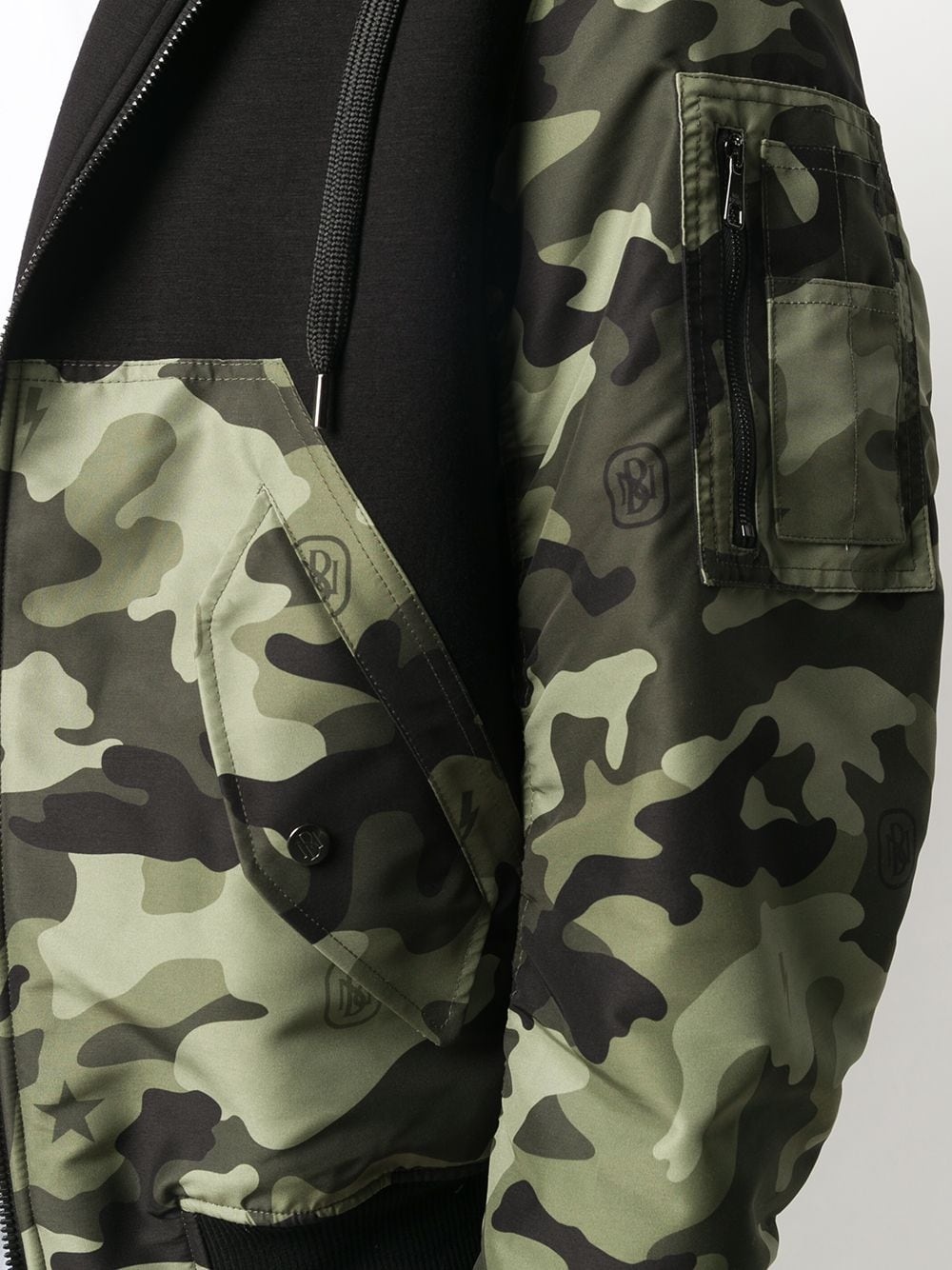 camouflage-pattern hooded jacket - 5