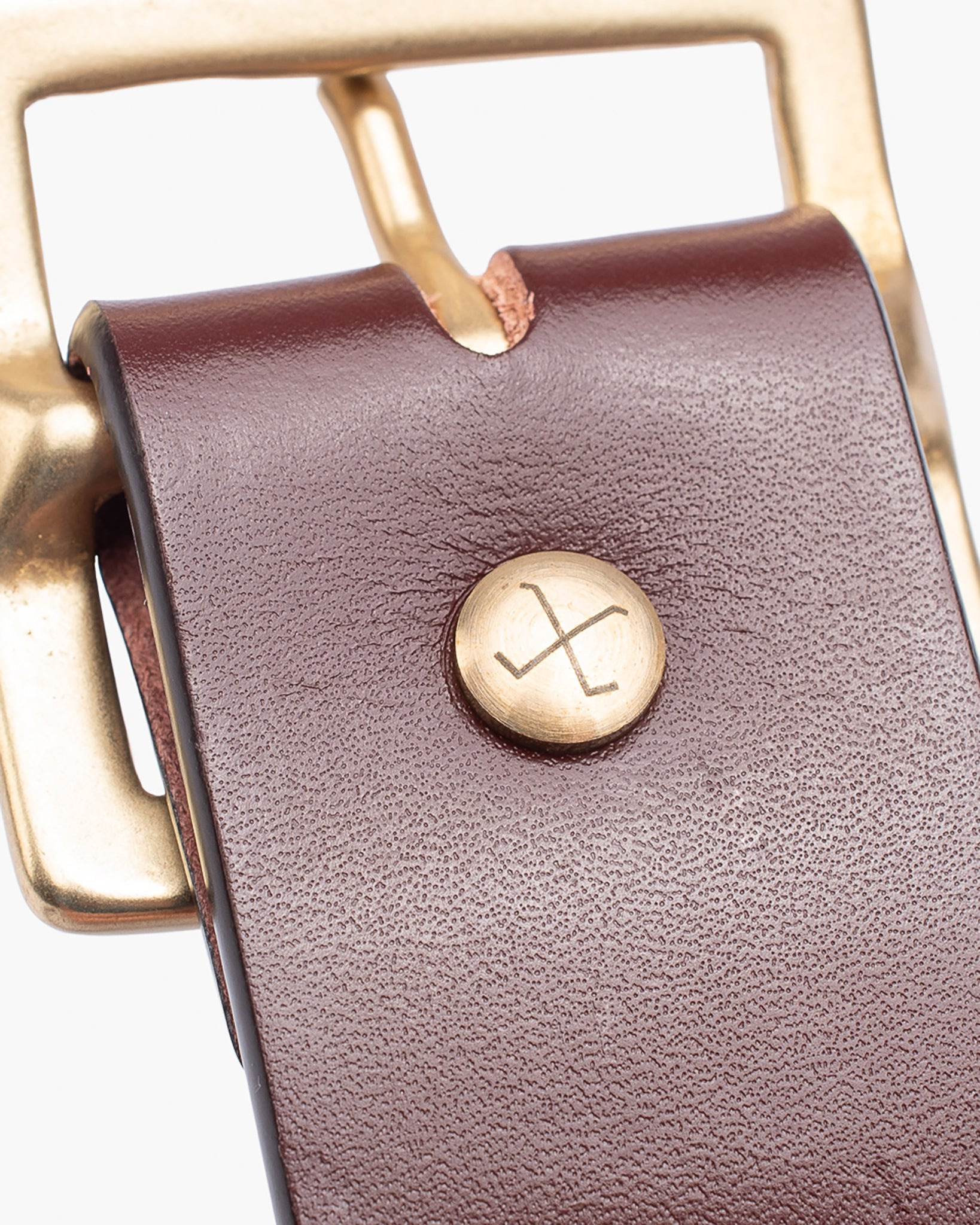 OGL-BELT-FULL-VTG-TAN OGL Vintage Buckle Leather Belt - Tan - 6