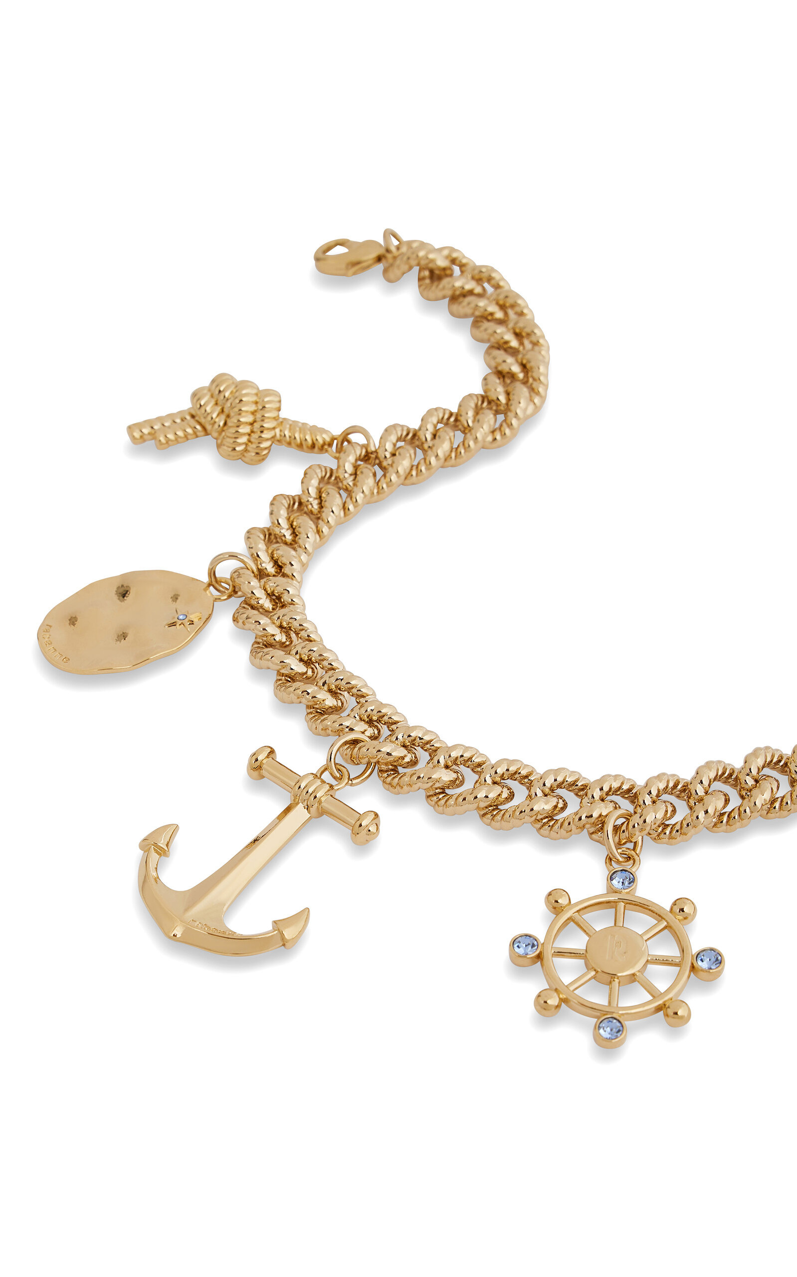 Gold-Toned Charm Necklace gold - 3