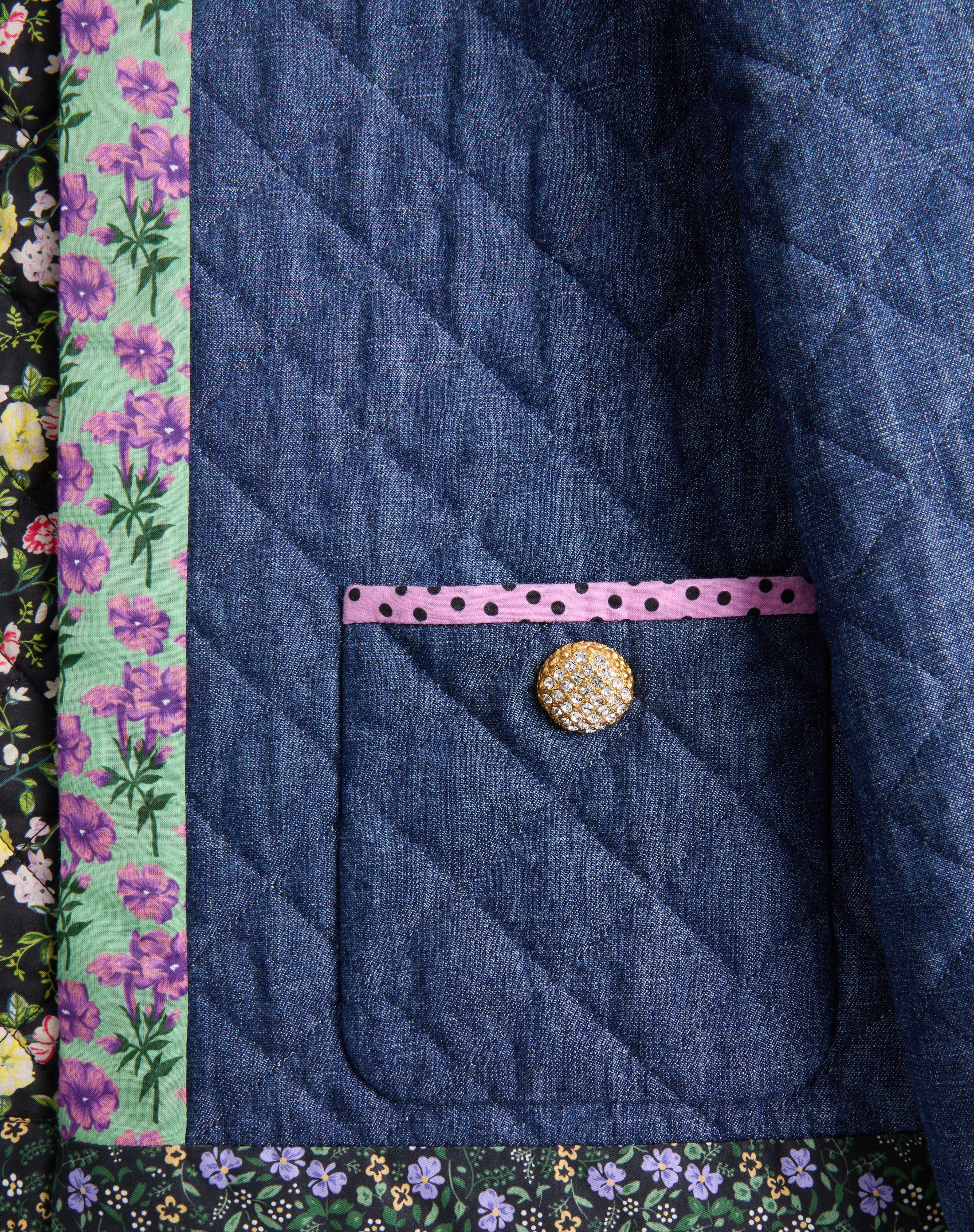 CHAMBRAY DENIM JACKET - 8