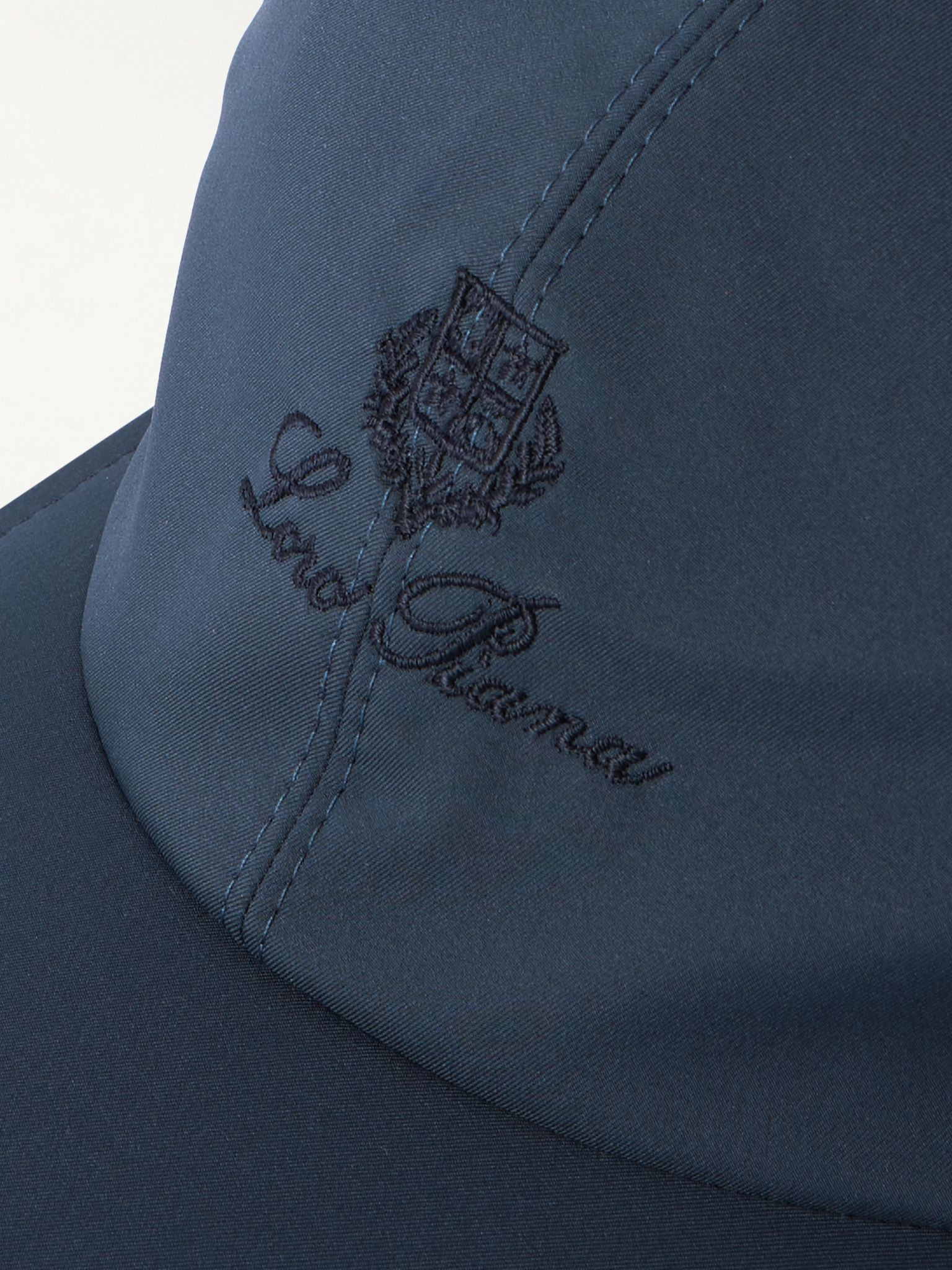 Logo-Embroidered Storm System® Shell Baseball Cap Navy - 4