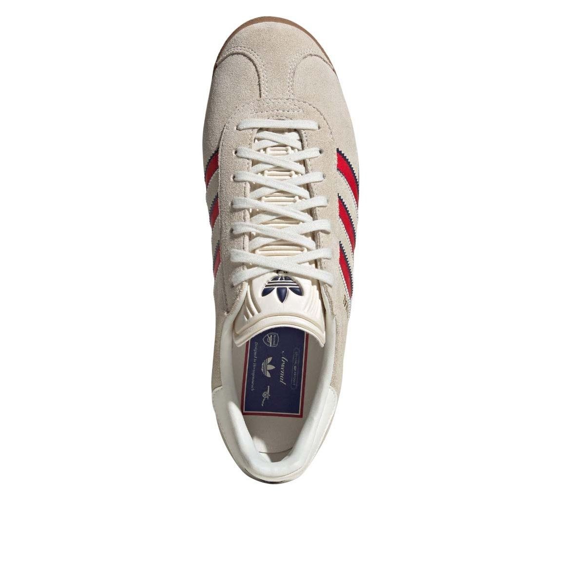 adidas Gazelle Terrace Icons 'Arsenal - Off-White Scarlet Gum' JS3042 - 5