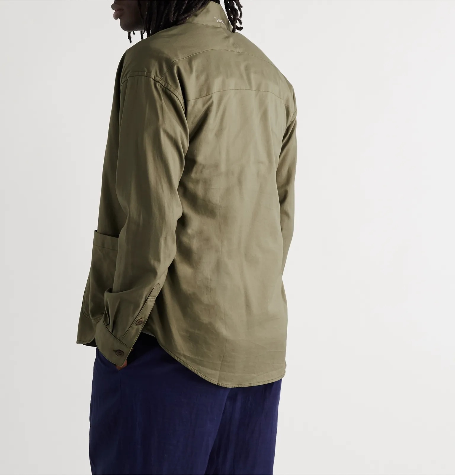 Lhamo Cotton-Twill Shirt mrporter02 - 4