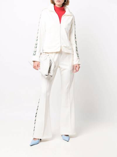 CASABLANCA Laurel pattern-trimmed trousers outlook