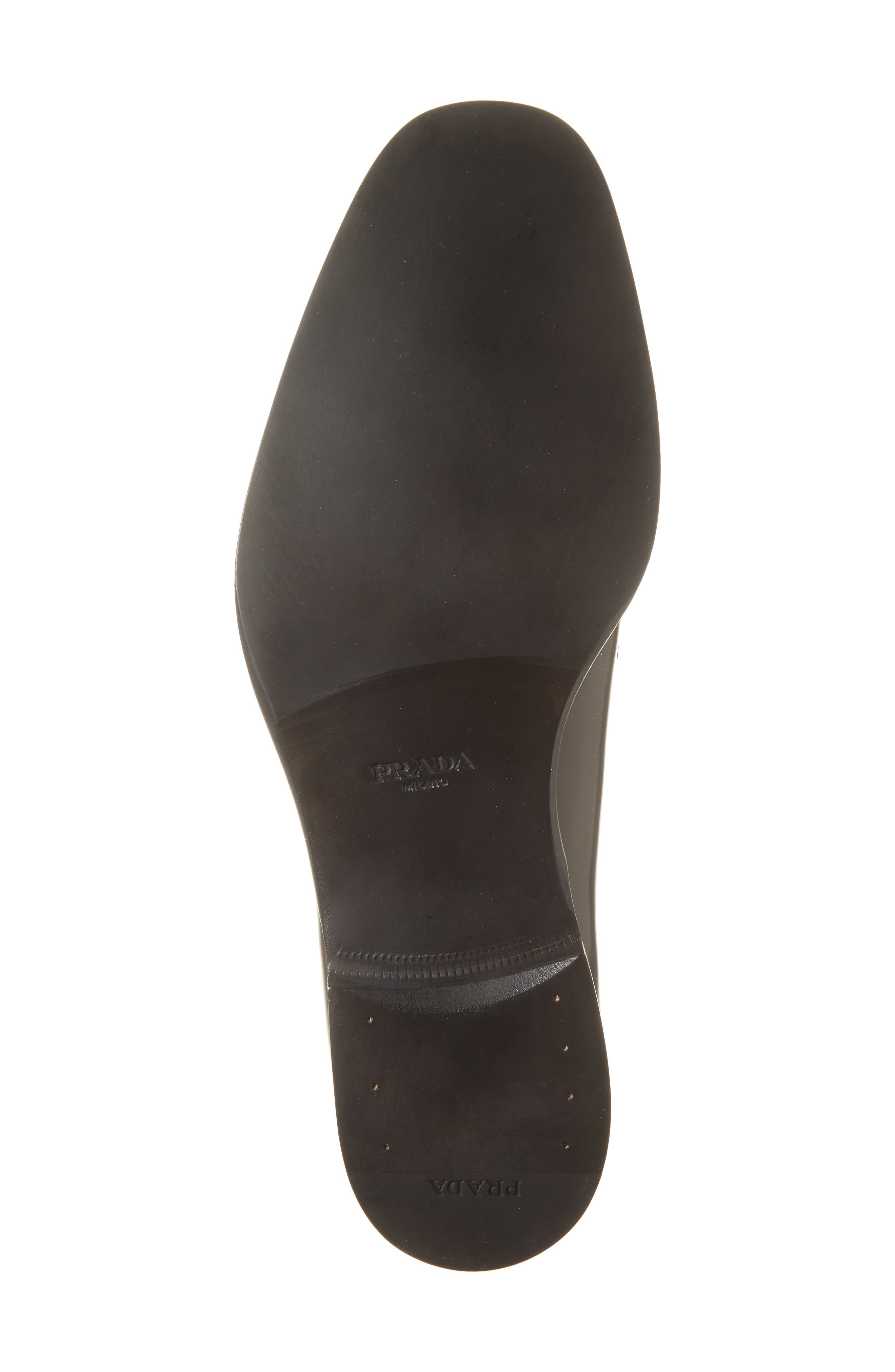 Prada Formale Spazzolato Plain Toe Derby in Bruciato at Nordstrom - 6