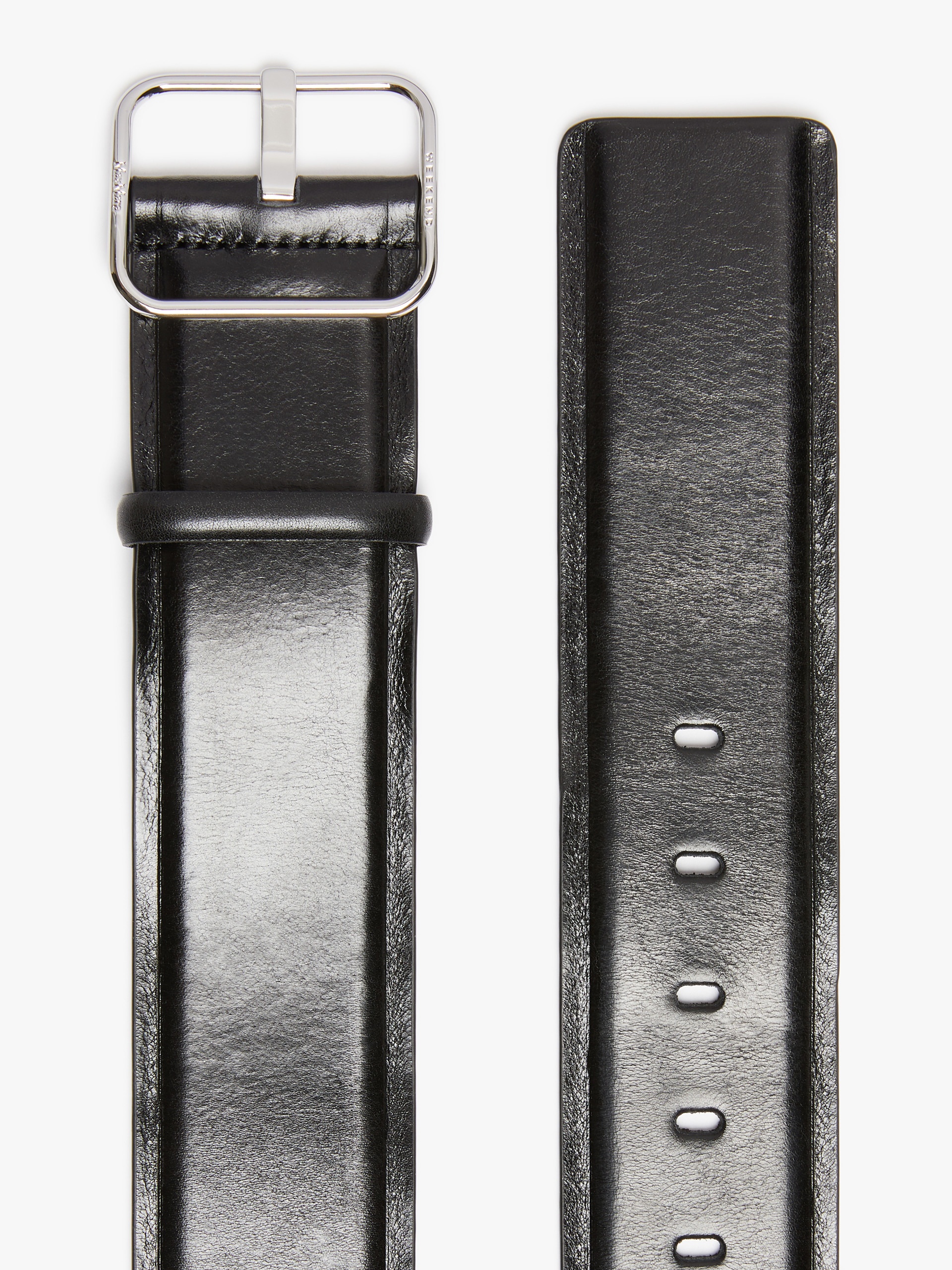 BRONZO High-waist leather belt - 2