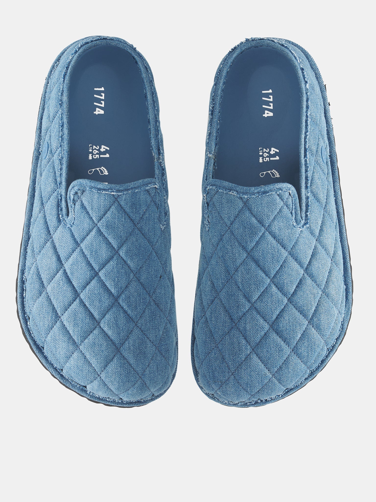 Eliscu Tex Faded Denim Slippers - 7