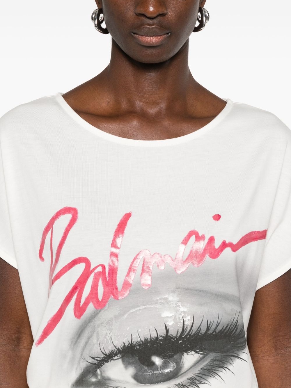 eye-print T-shirt - 5