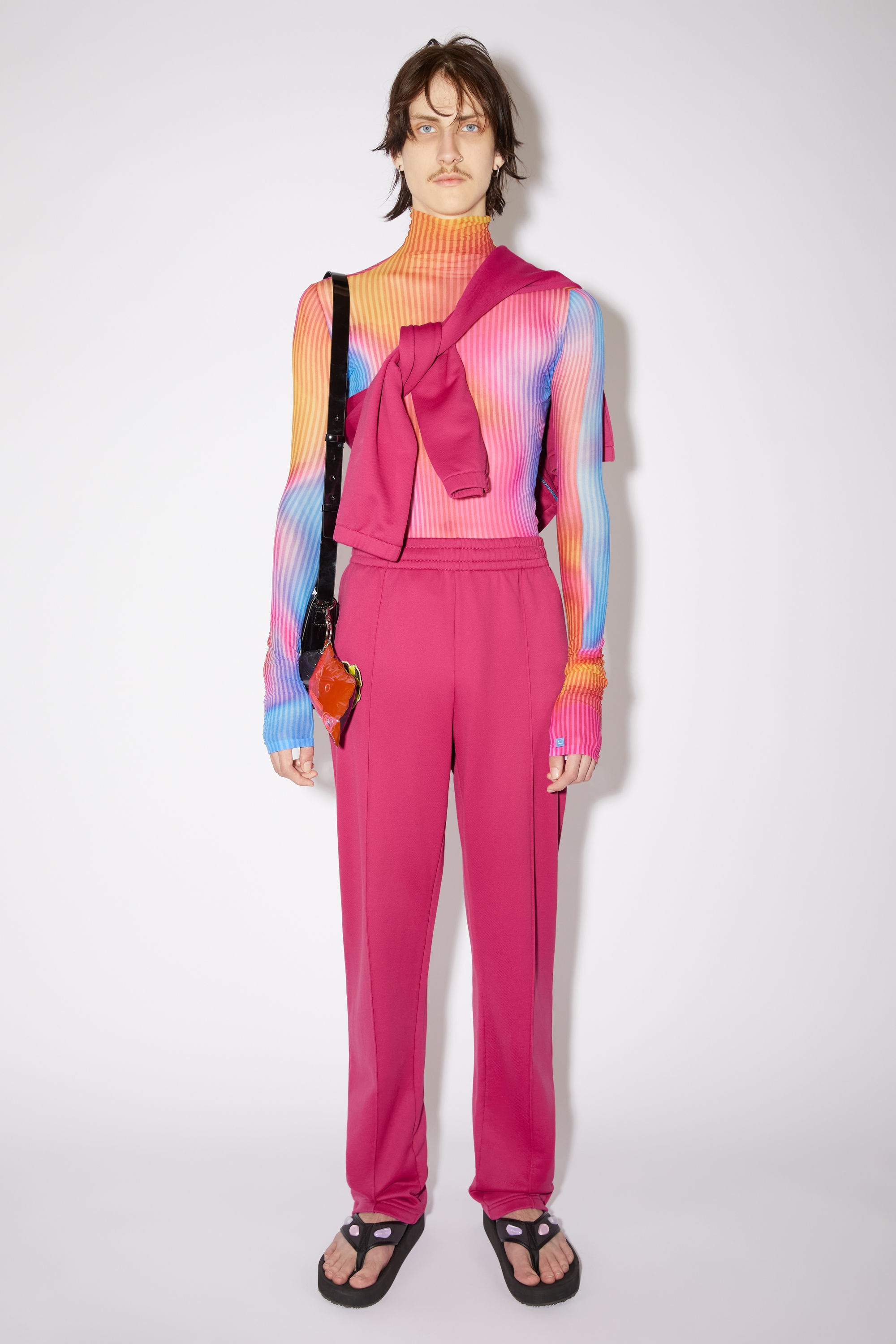 Tech jersey sweatpants - Fuchsia pink - 2