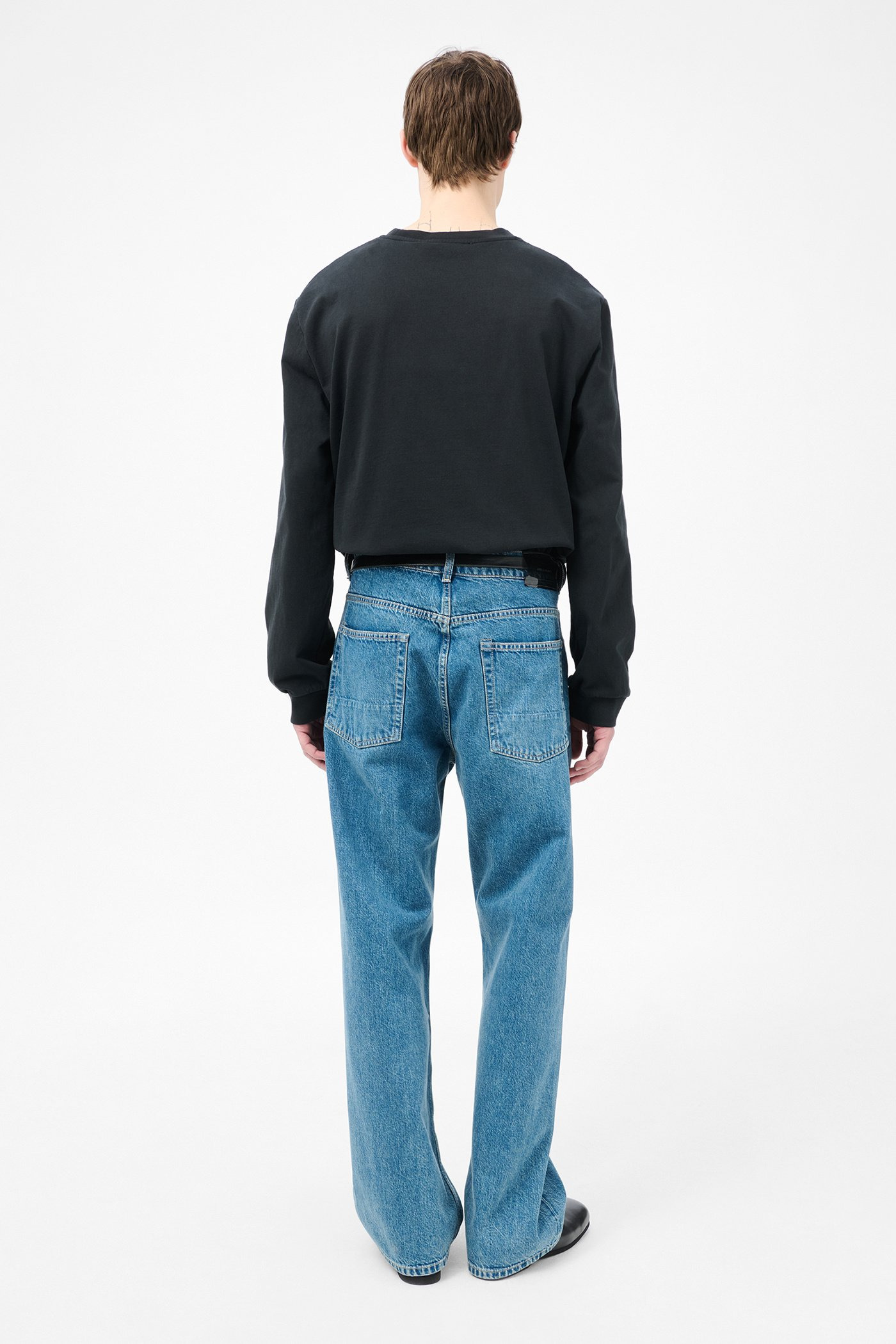 Third Cut Blue Tech Wash Denim - 6