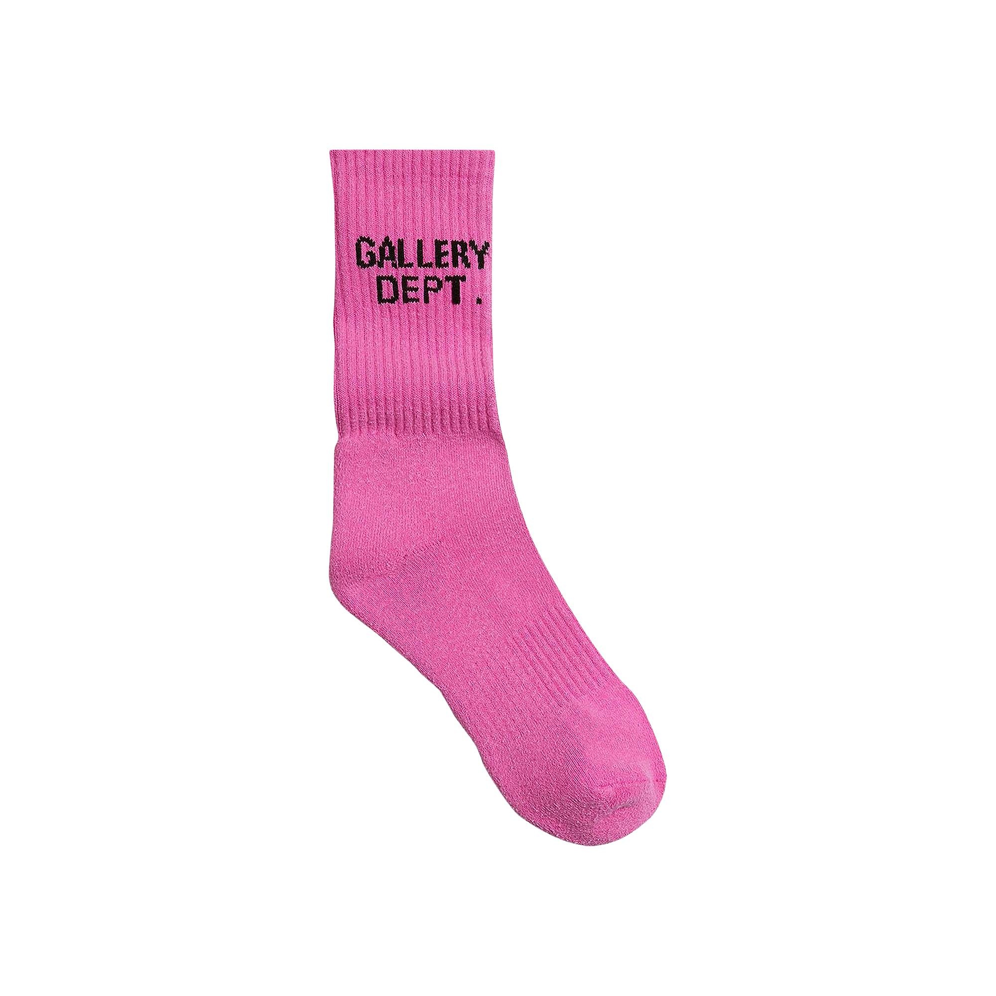Gallery Dept. Clean Socks 'Flo Pink' - 1