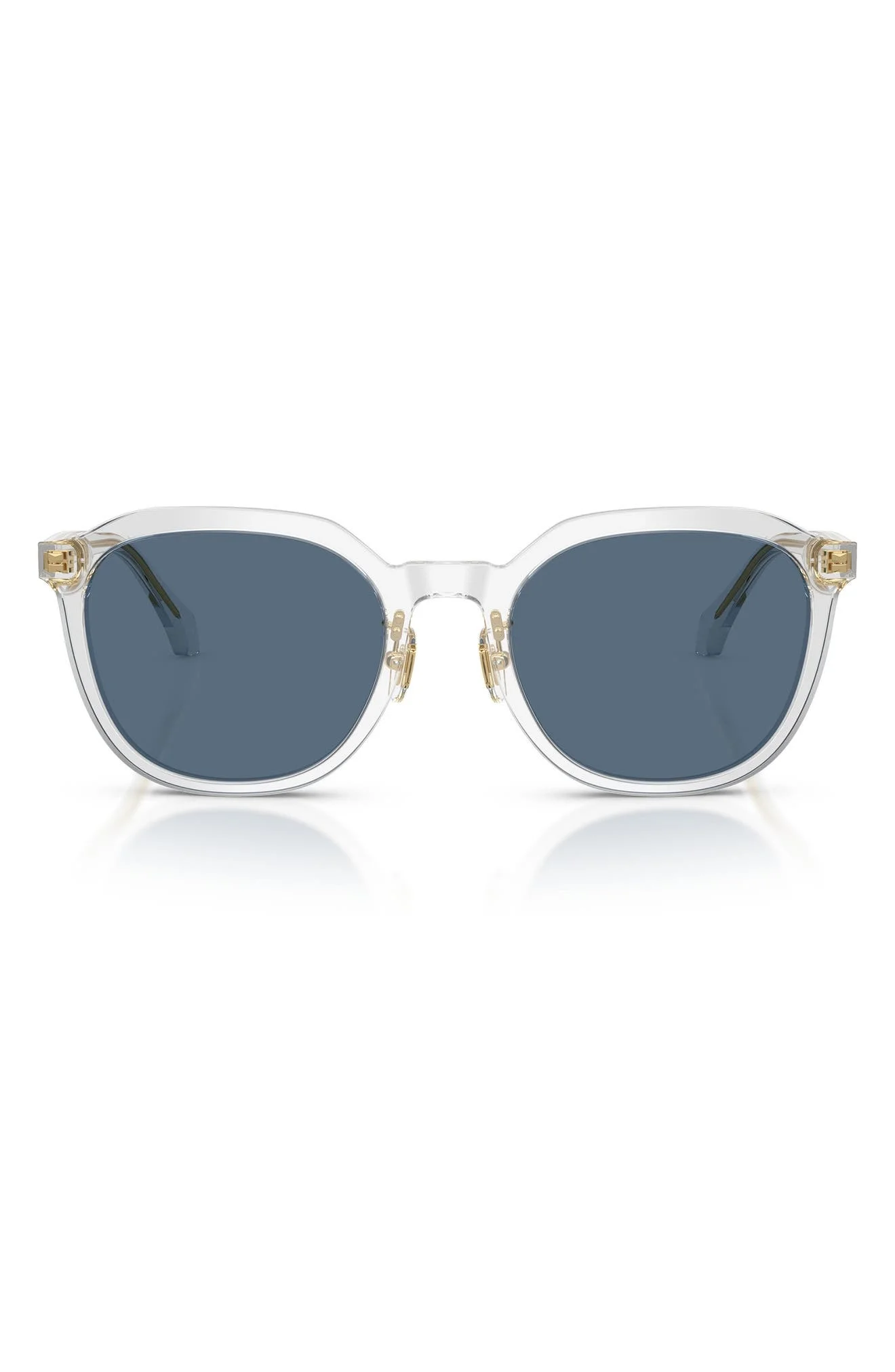 Versace 55mm Phantos Sunglasses in 55197155 Transparent Grey - 1