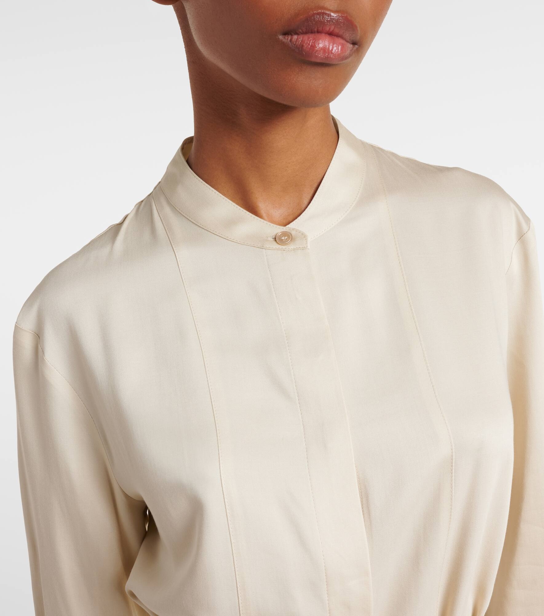 Rosan belted midi dress - 4