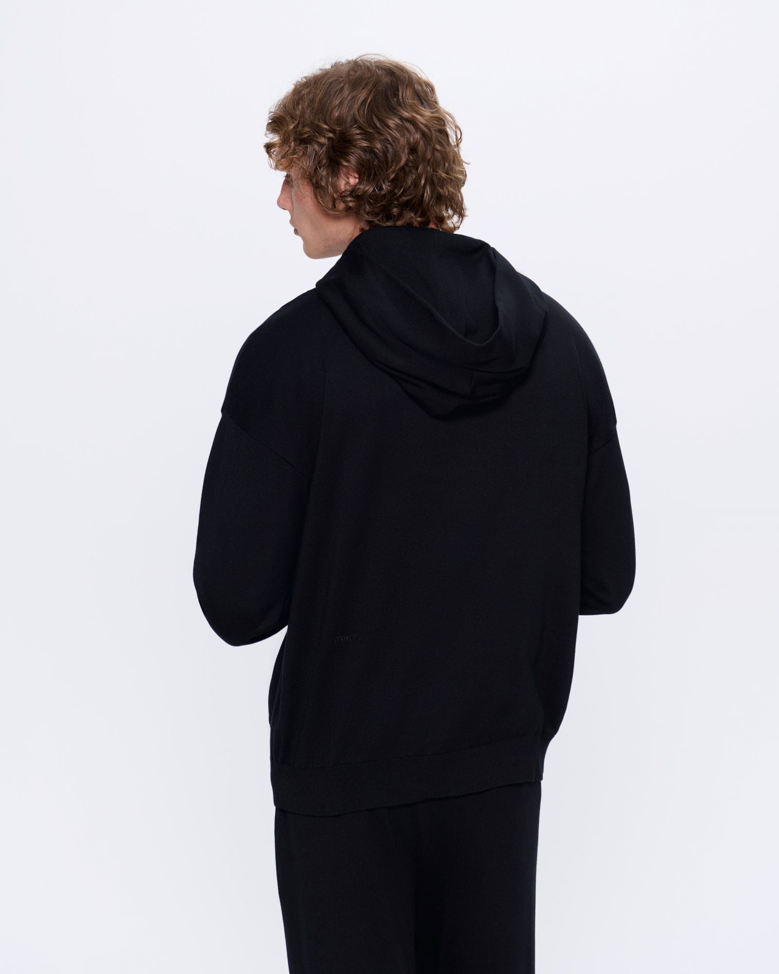 Mens DNA Knitted Hoodie - Black - 5