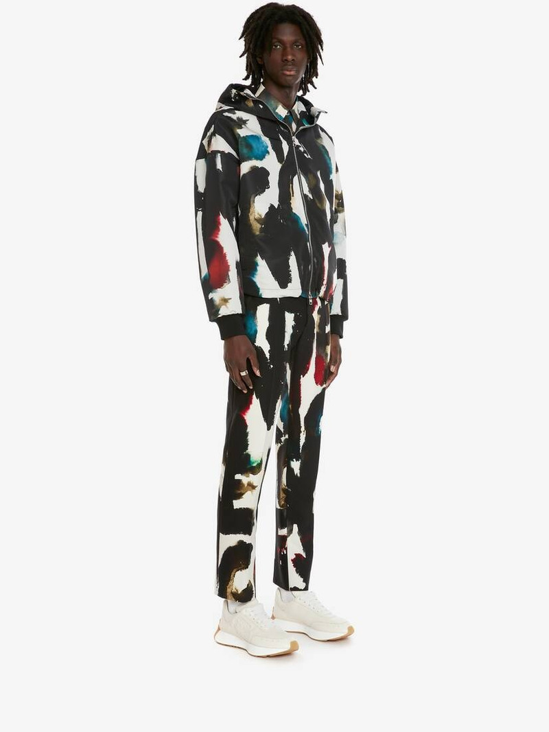 Multicolour의 Men's Watercolour Graffiti Windbreaker 3