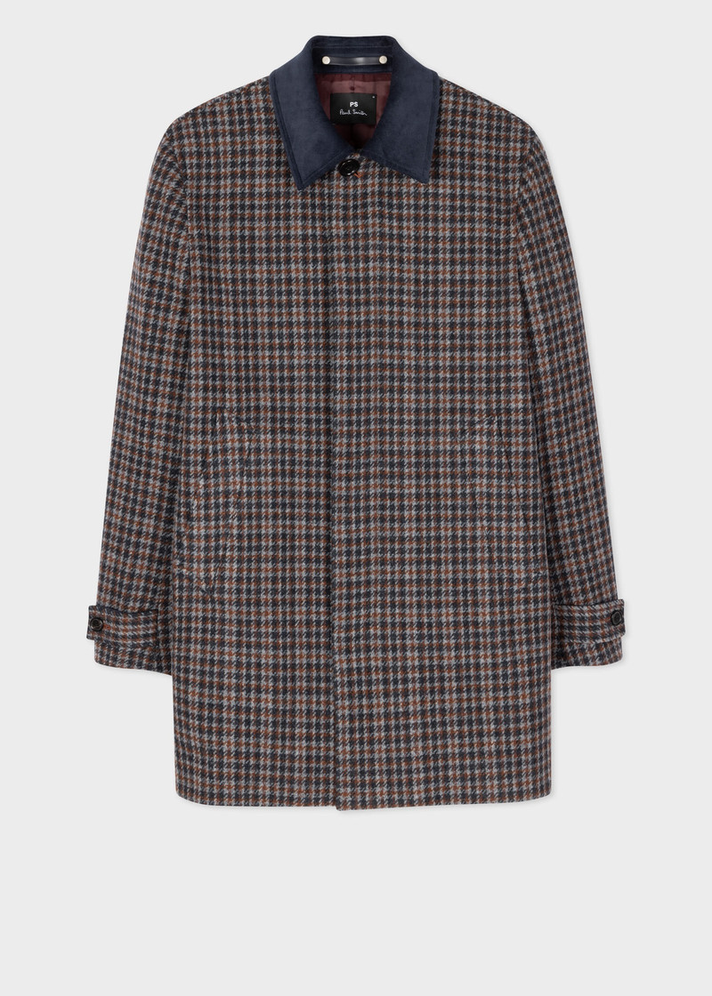 Multi Tweed Wool Mac 1