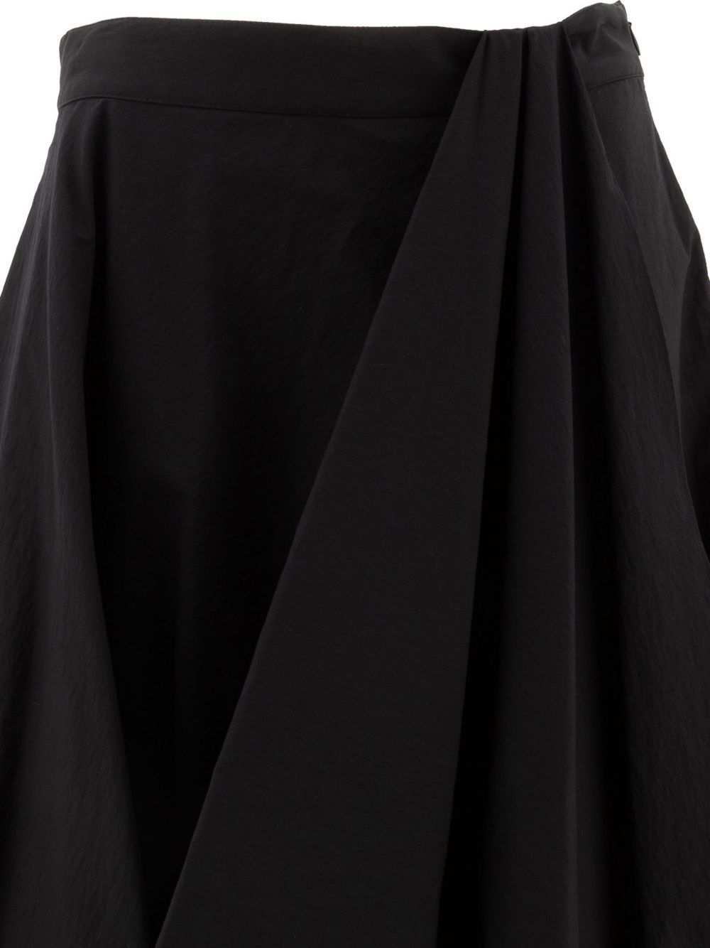 draped midi skirt - 3