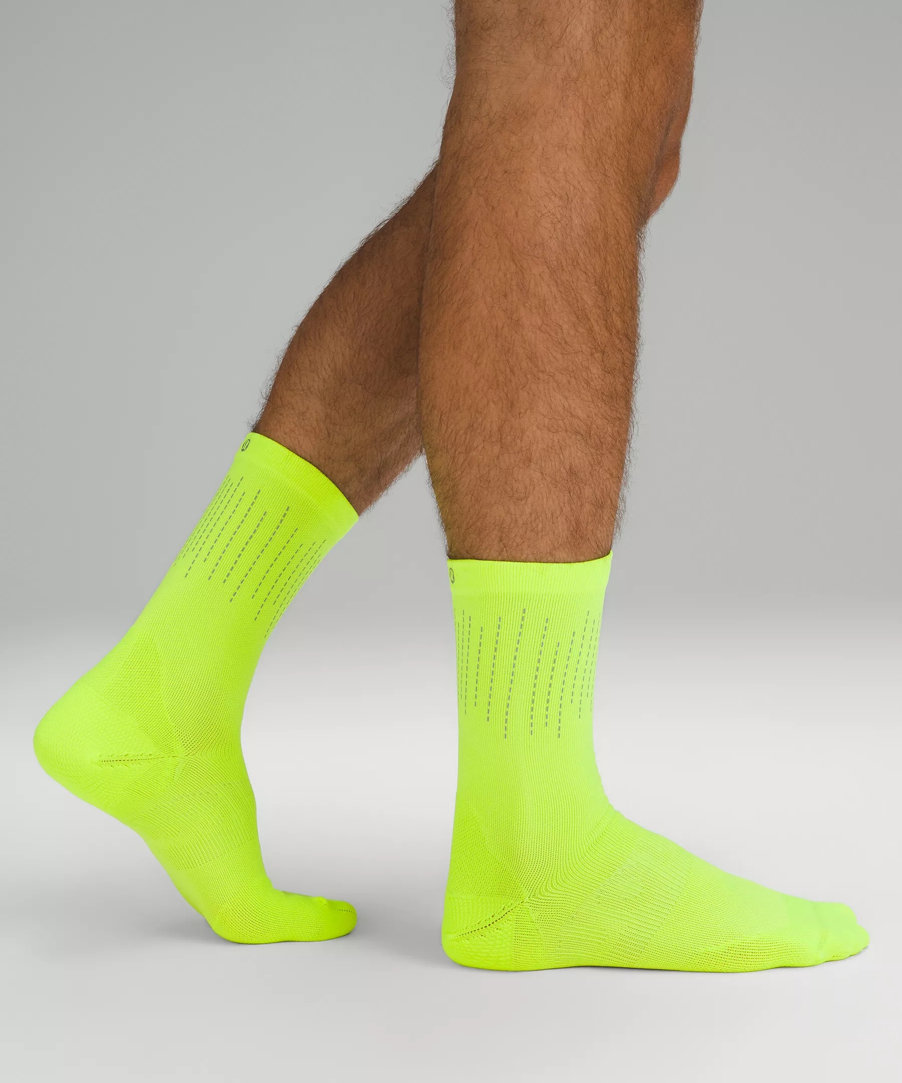 Men's Power Stride Crew Socks *Reflective - 1