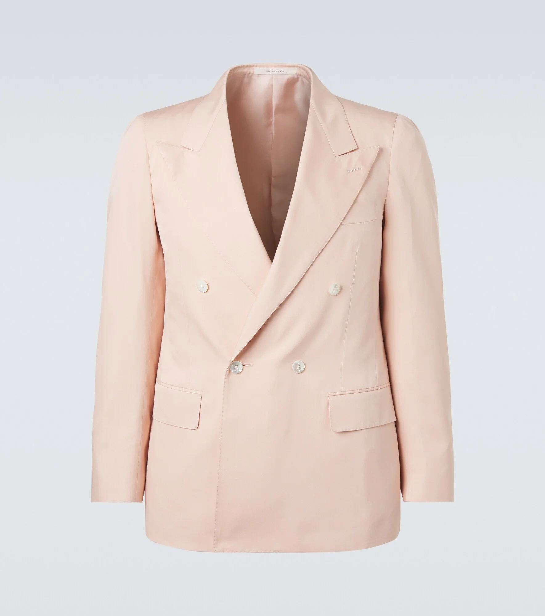 Richard double-breasted silk blazer - 1