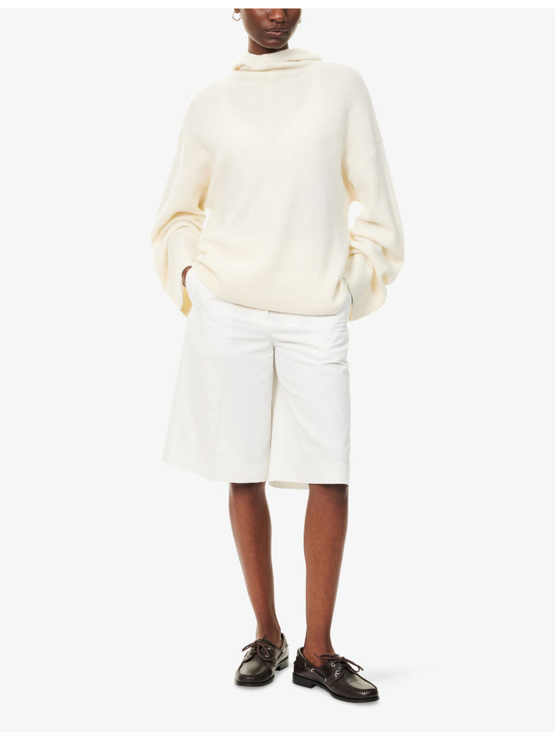 Barbour Evette Relaxed-Fit Wool Hoodie outlook