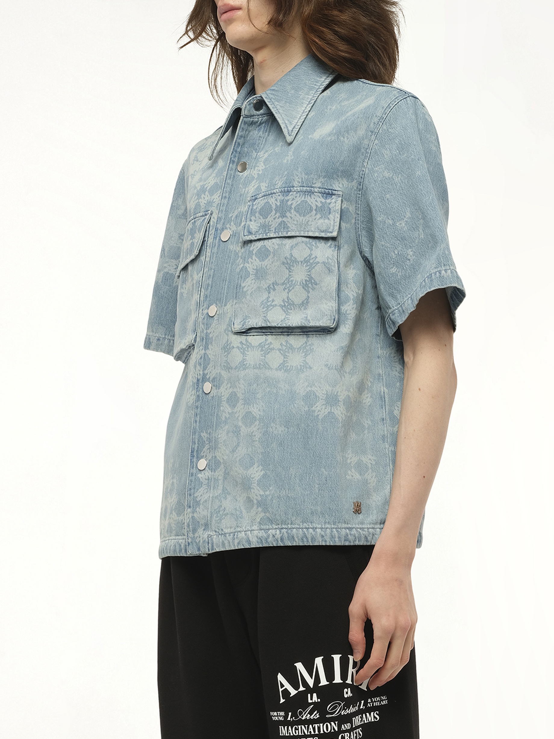 MA Quad Denim Shirt in Indigo - 5