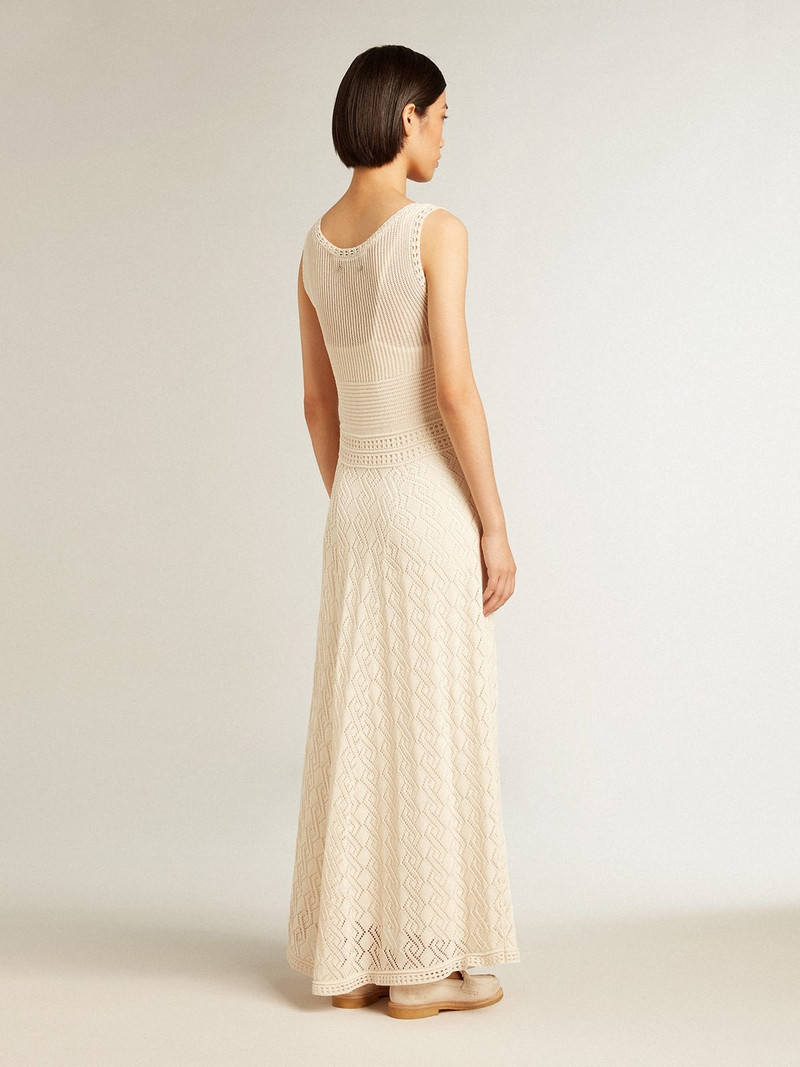 Ecru-colored tank dress 4