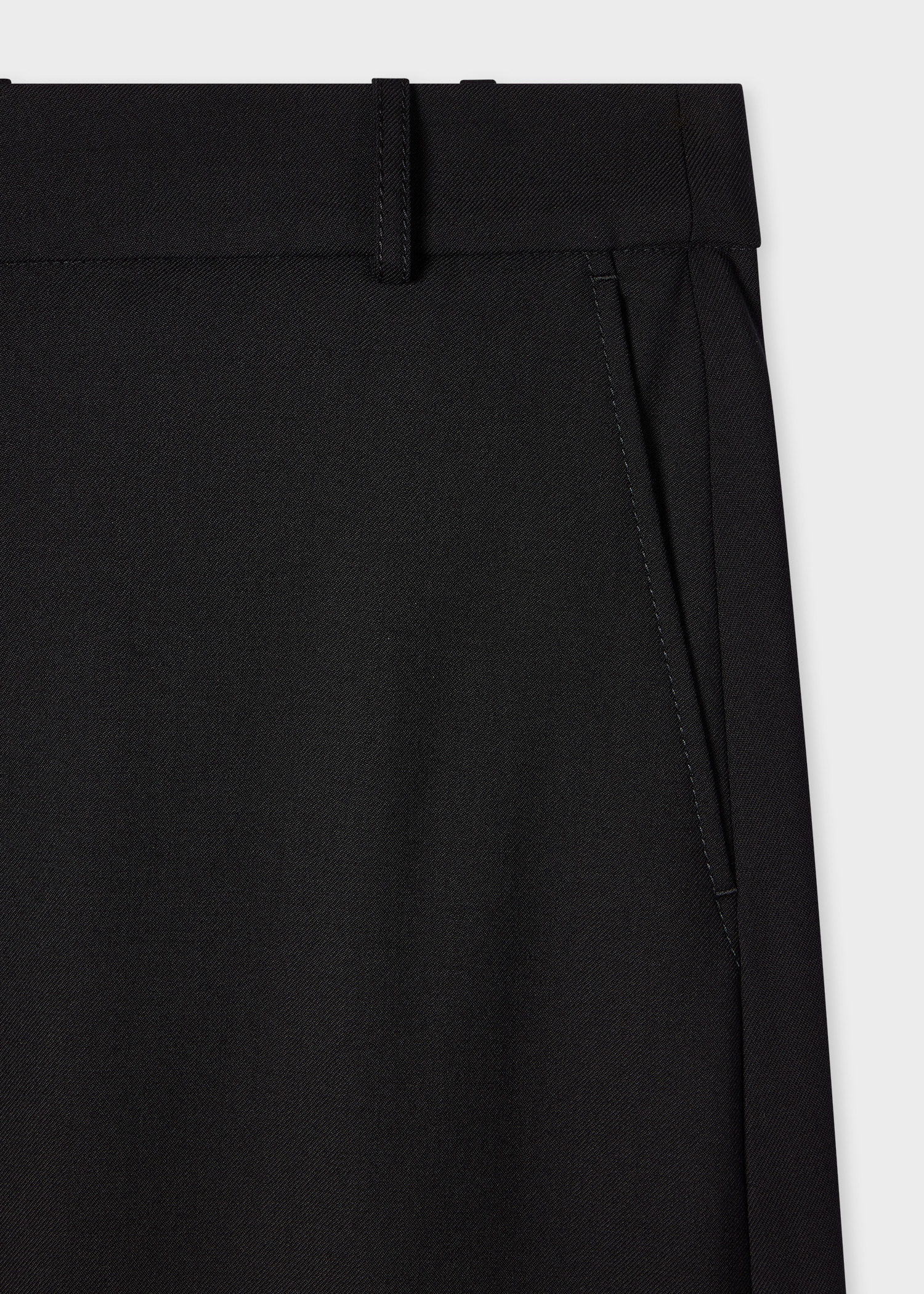 A Suit To Travel In - Women's Black Wool Waistcoat & Tailored Skirt - 5