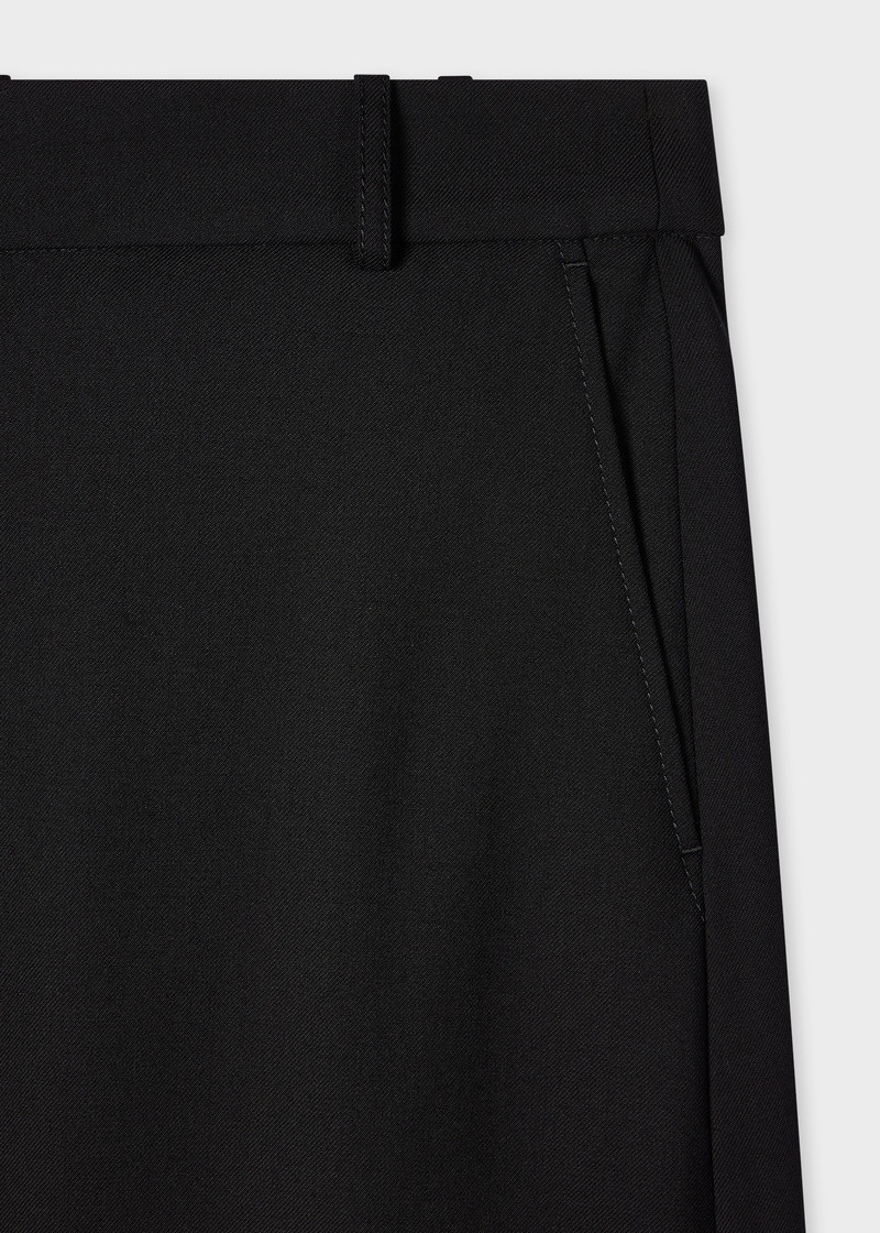 A Suit To Travel In - Women's Black Wool Waistcoat & Tailored Skirt 5
