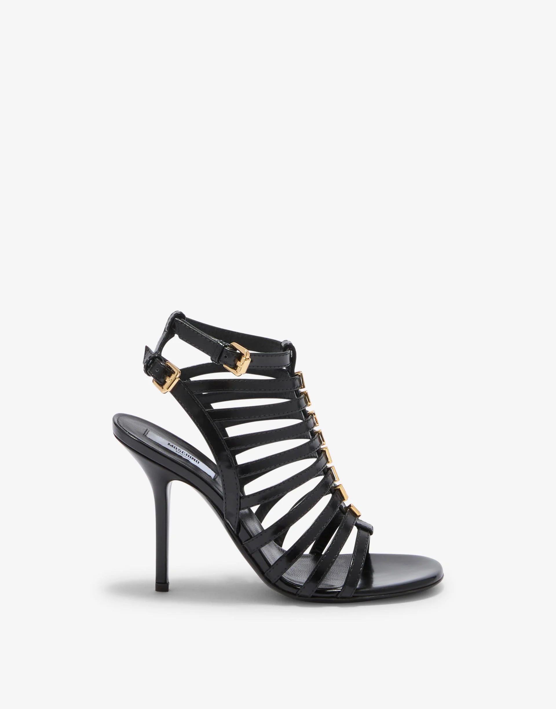BRUSHED CALFSKIN SANDALS - 1