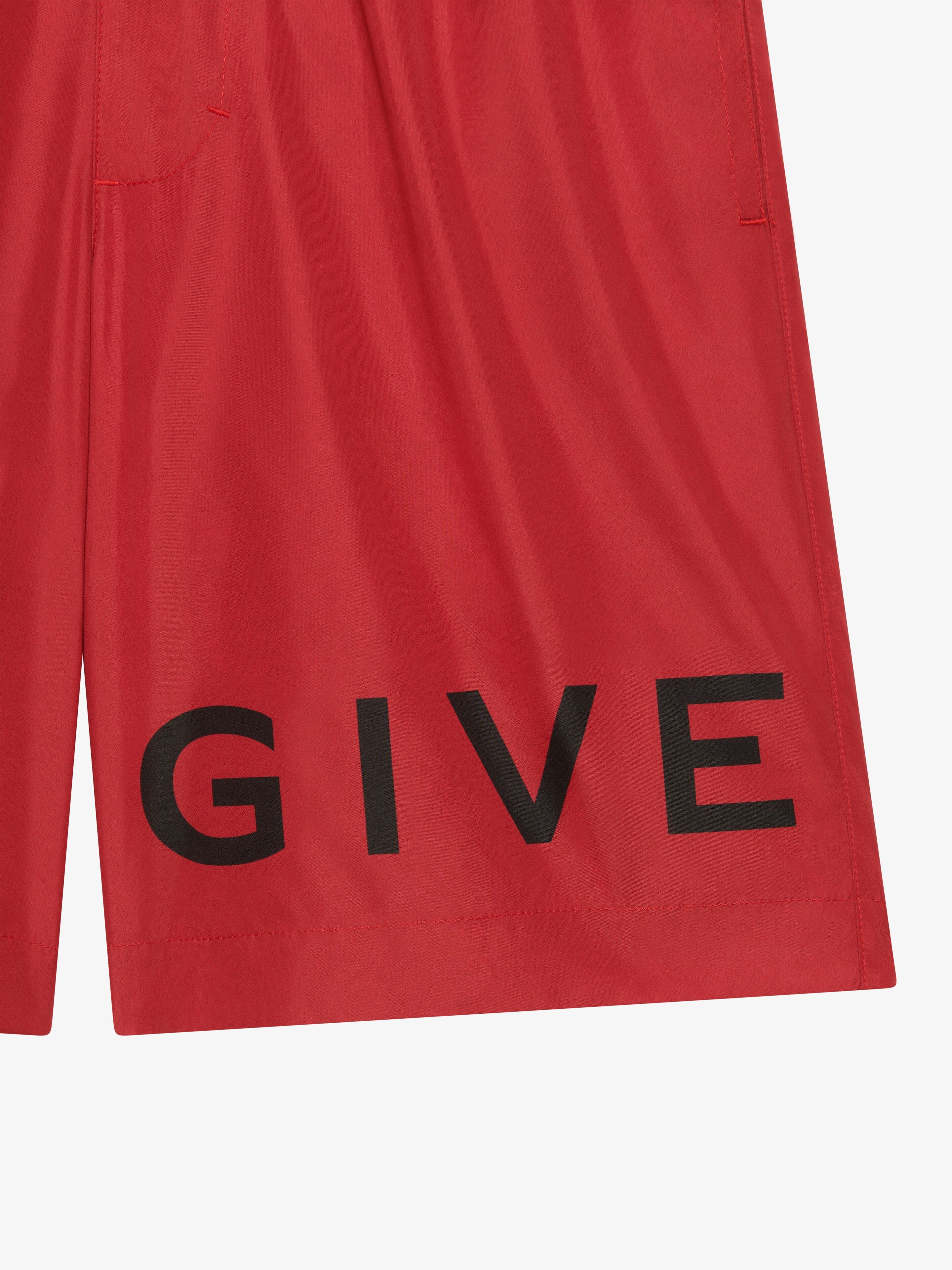 4G GIVENCHY LONG SWIM SHORTS IN RECYCLED NYLON - 5