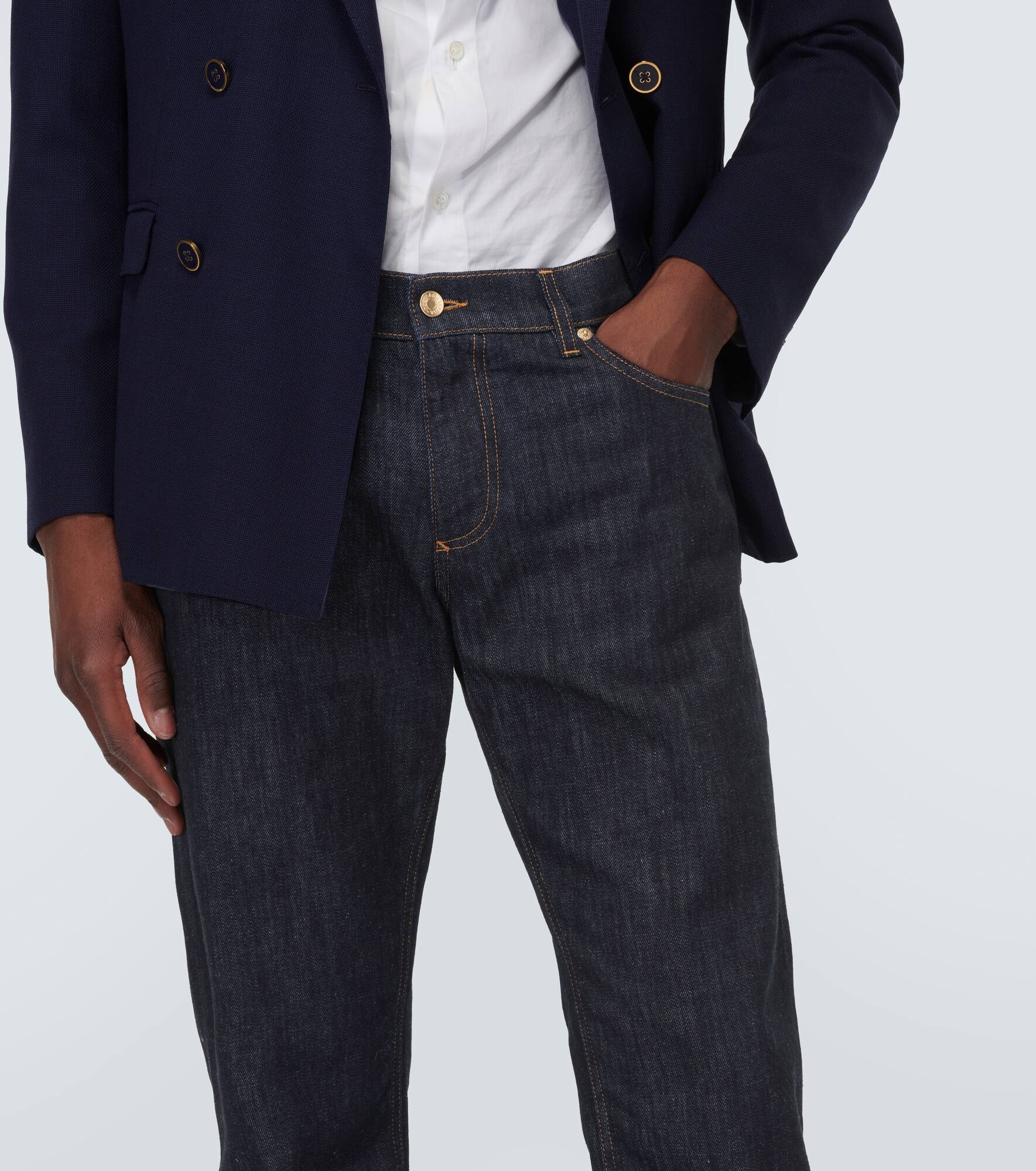 Mid-rise slim jeans - 5