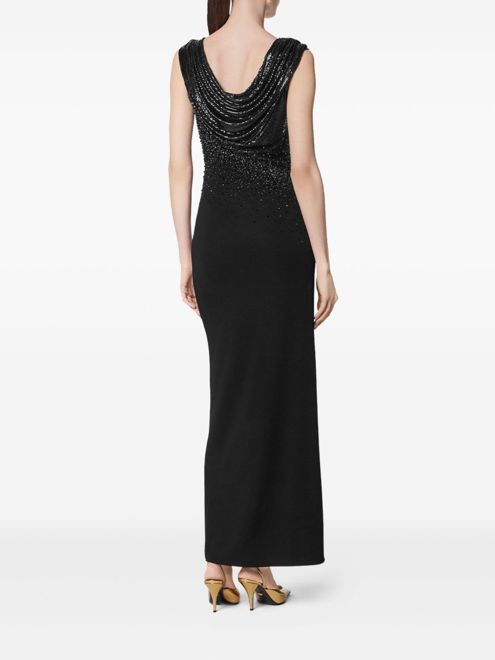 sequin-embellished dress - 3