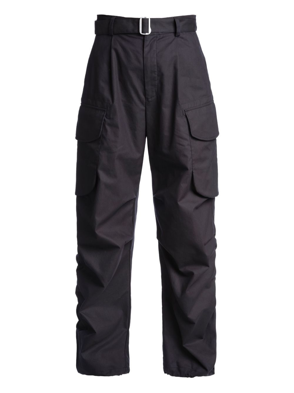 belted cargo pants - 4